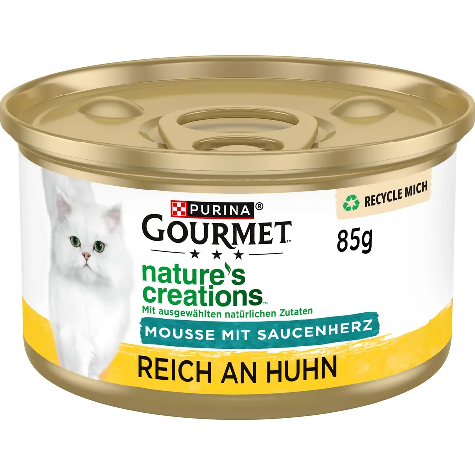Gourmet Nature's Creations Huhn Nassfutter 12x85g Mousse