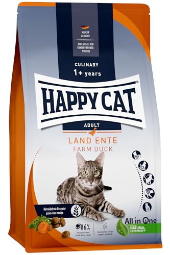 Happy Cat Culinary Adult Land Ente Trockenfutter 4kg getreidefrei