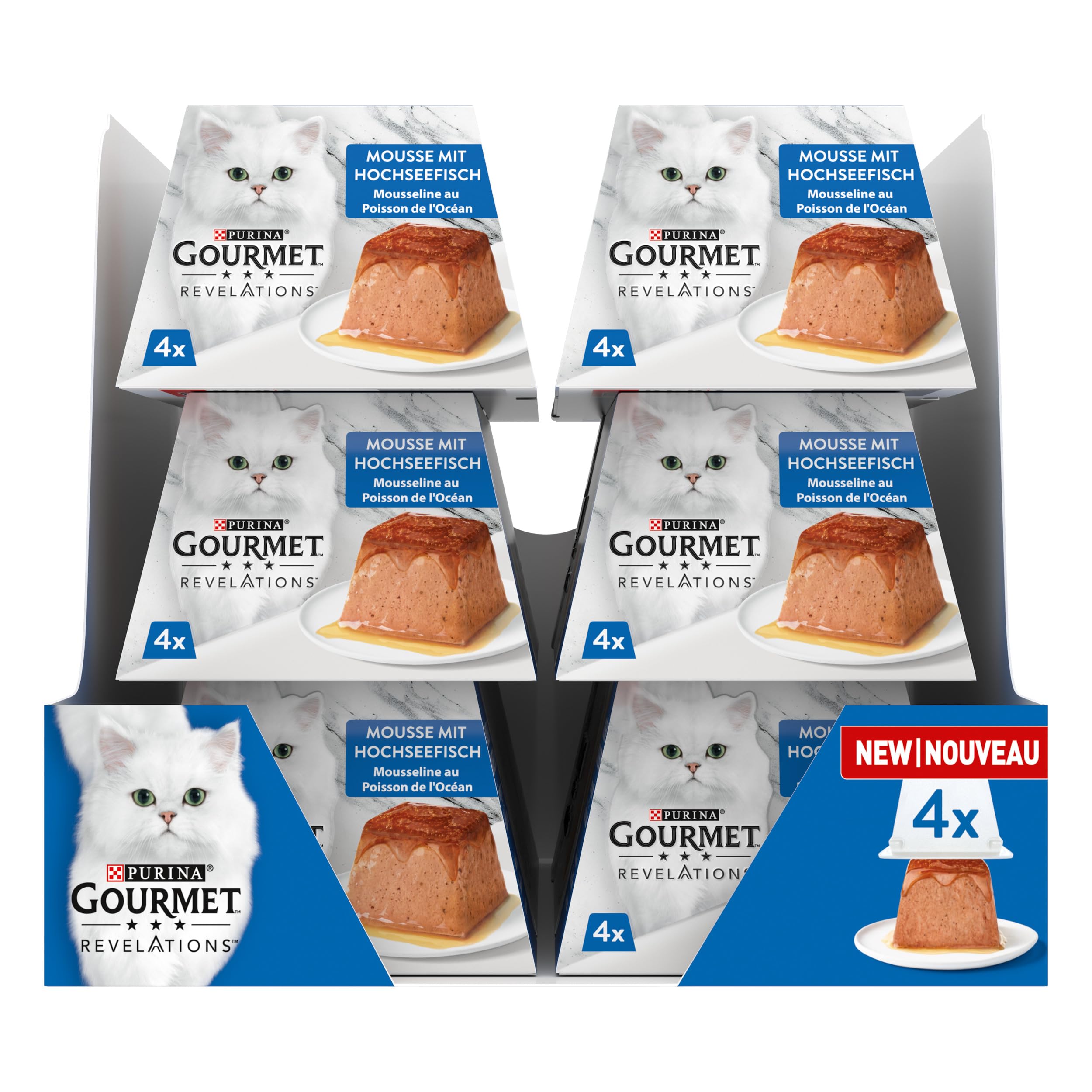 Gourmet Perle Revelations Mousse Katzenfutter Hochseefisch 1er Pack