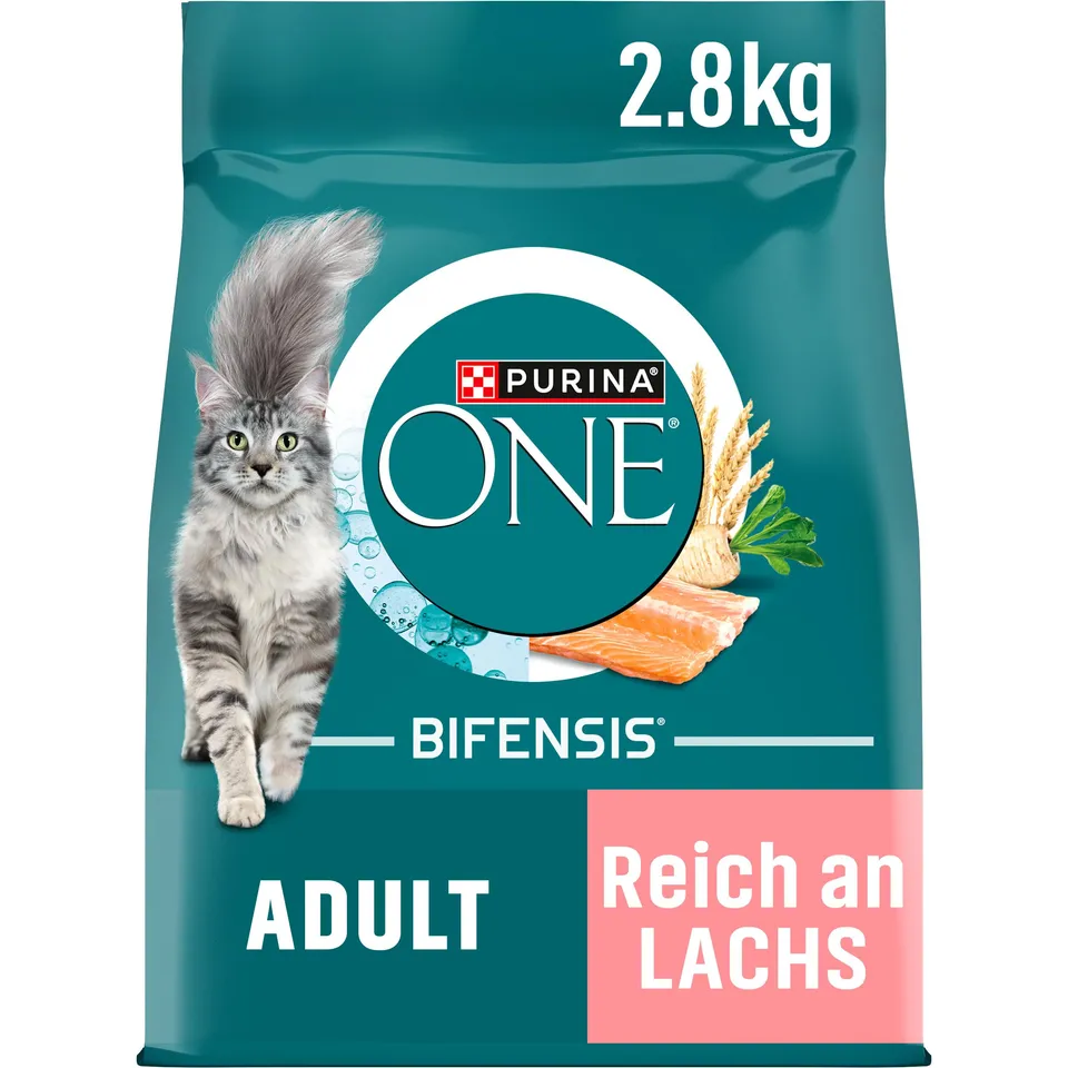 PURINA ONE BIFENSIS Adult Lachs Trockenfutter 4x2,8 kg