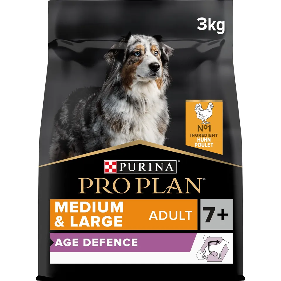 PRO PLAN Medium Large Adult 7+ Hundefutter Huhn 12kg trocken