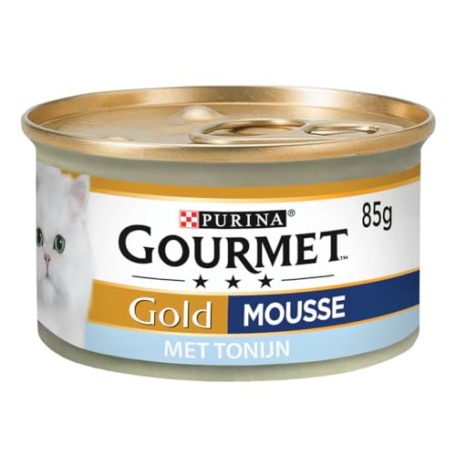GOURMET Perle Genuss in Sauce Gold Mousse Thunfisch Nassfutter 85g