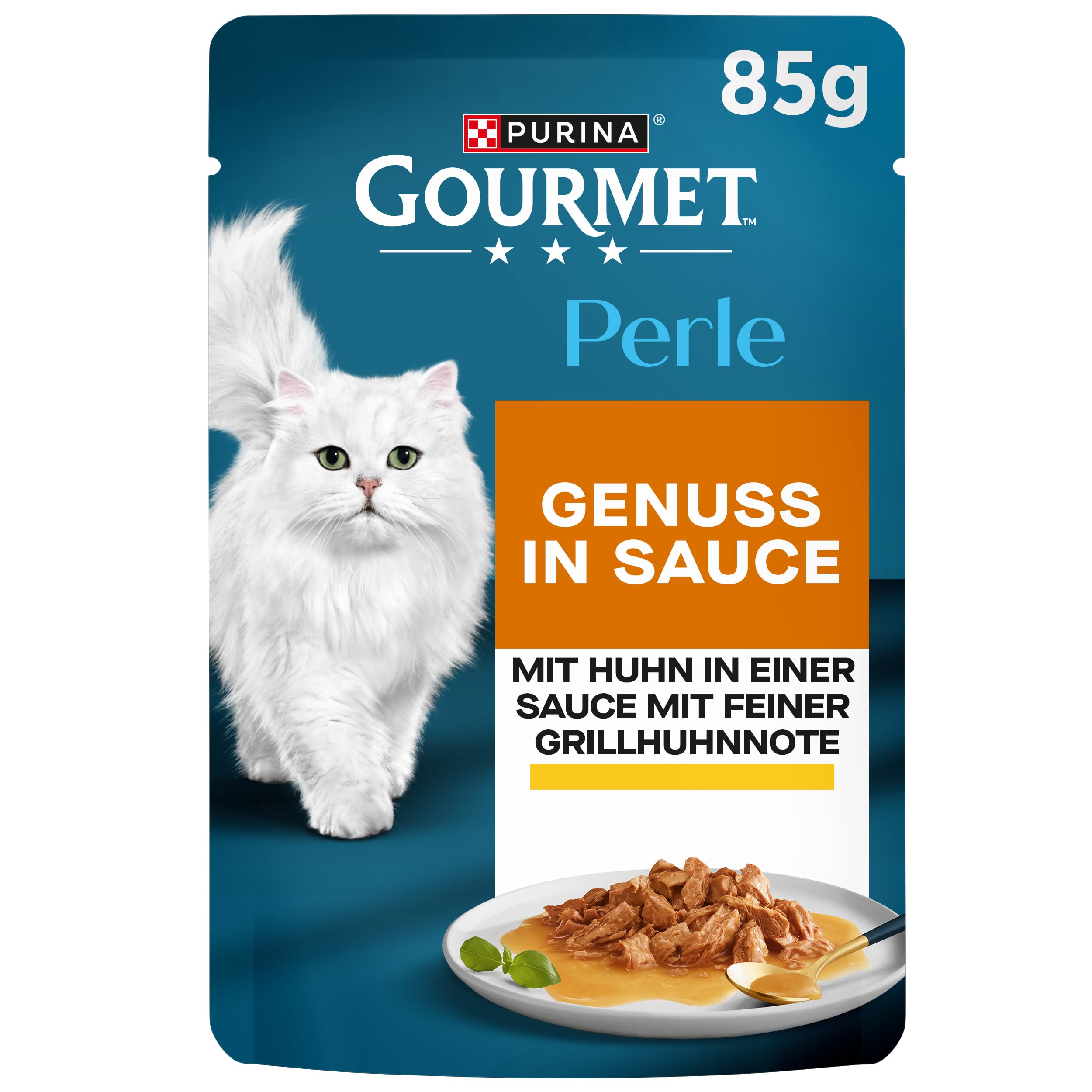Gourmet Perle Genuss in Sauce Nassfutter Huhn 26x85 g