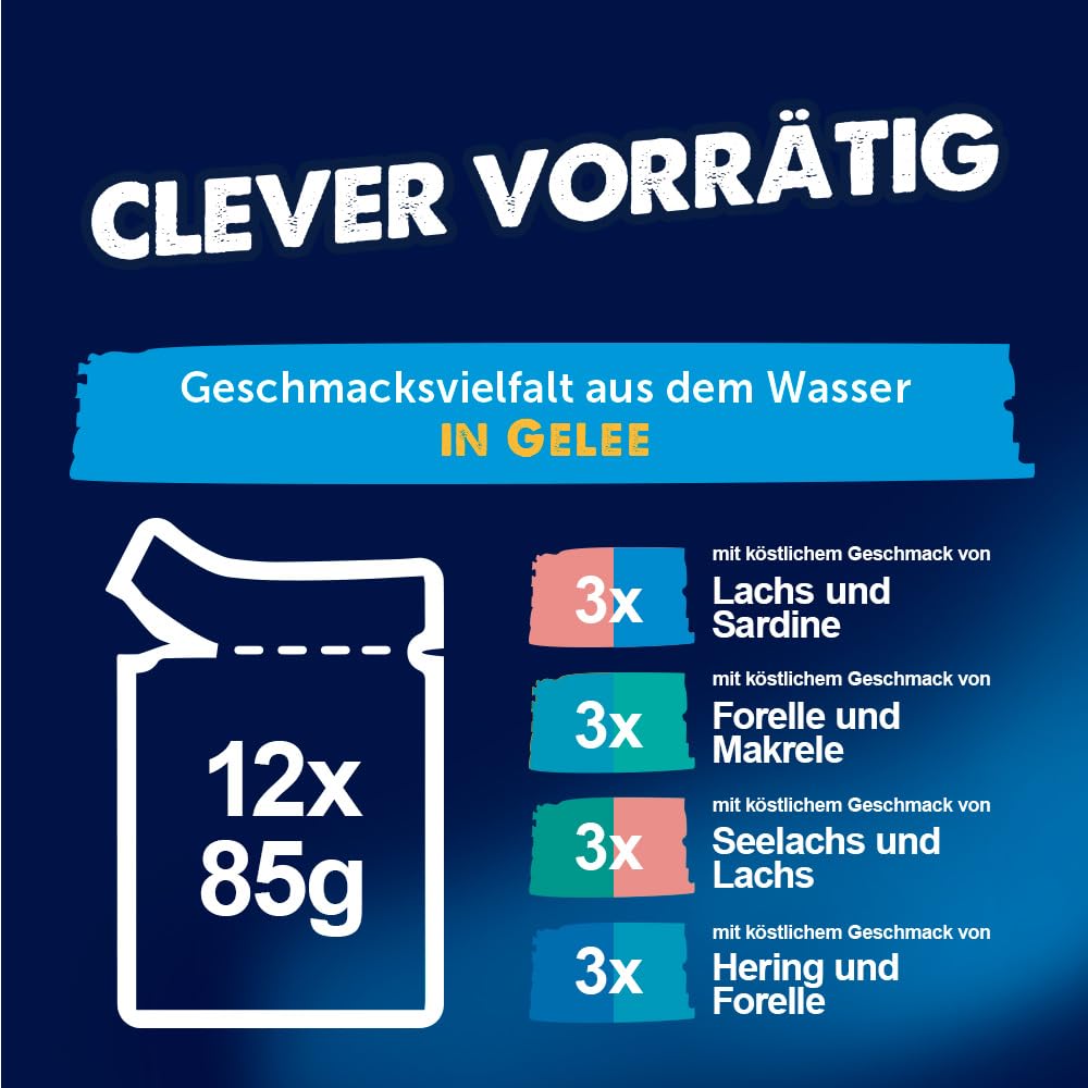 Felix Doppelt Lecker Nassfutter Fisch Aus dem Wasser 24x85g