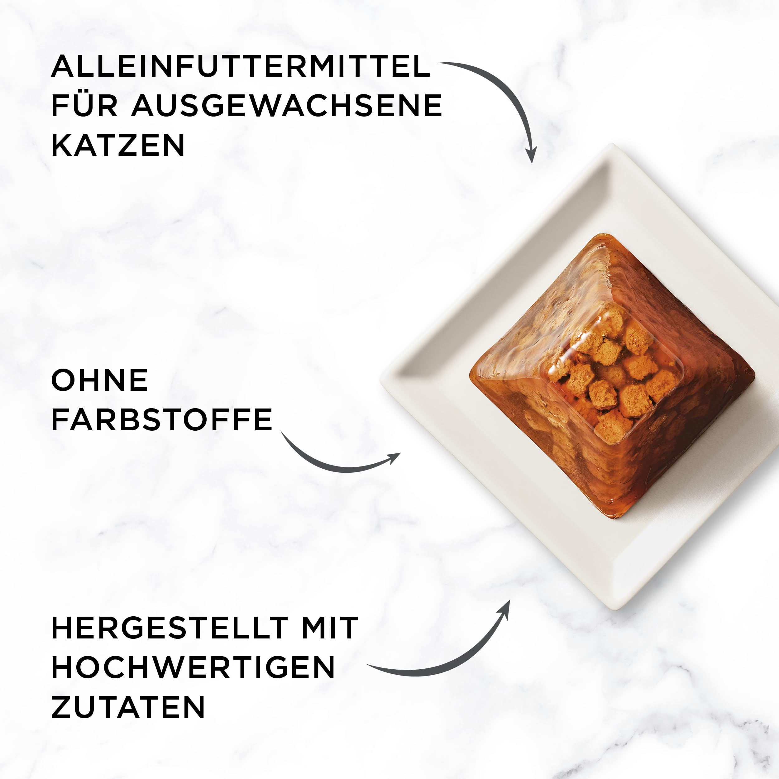 Gourmet Perle Genuss in Gelée Nassfutter Huhn 6x57g