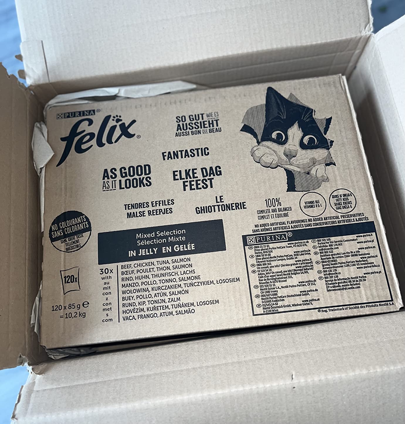 FELIX So gut wie es aussieht Nassfutter Gelee 120er