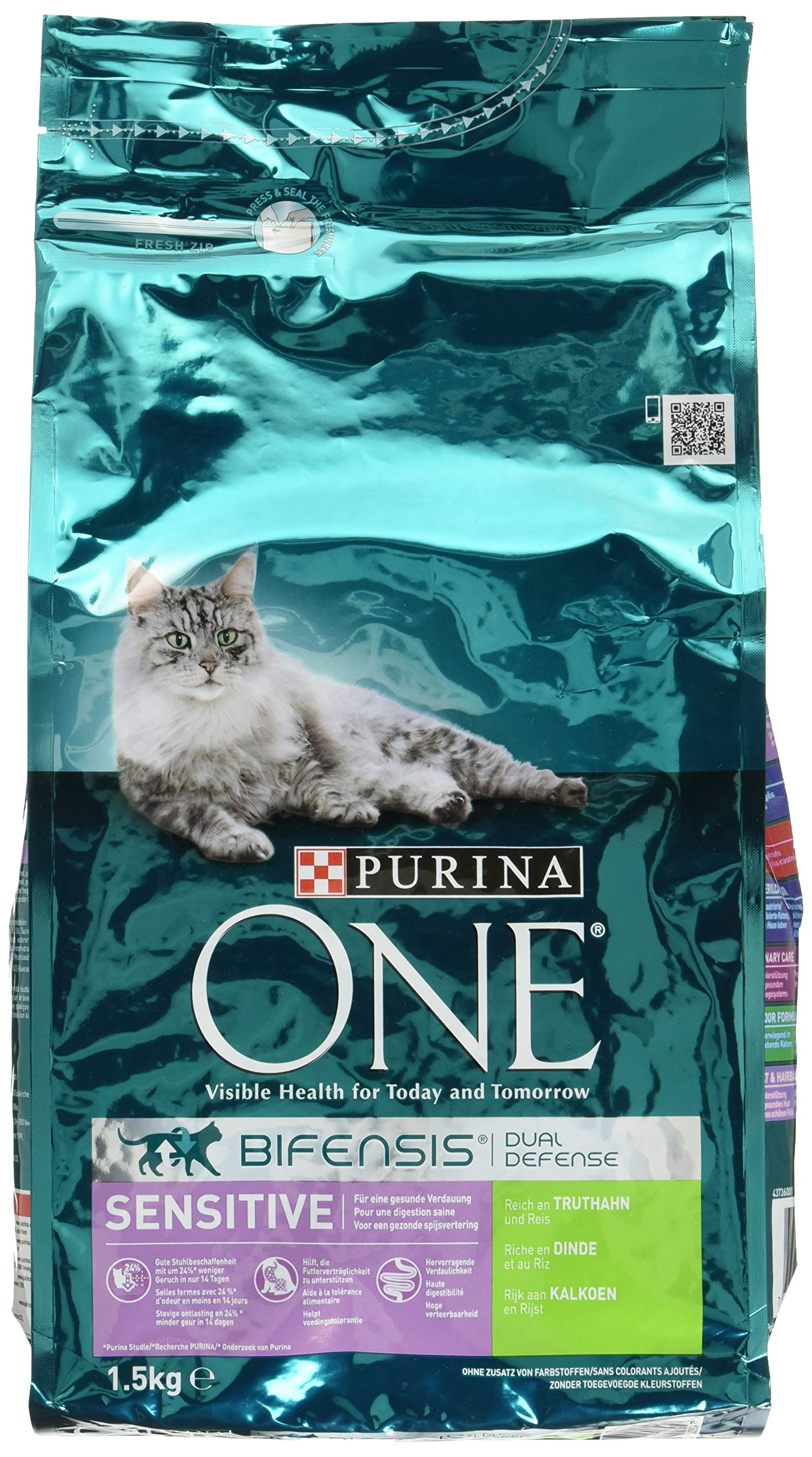 PURINA ONE BIFENSIS Sensitive Trockenfutter Truthahn 9,75kg