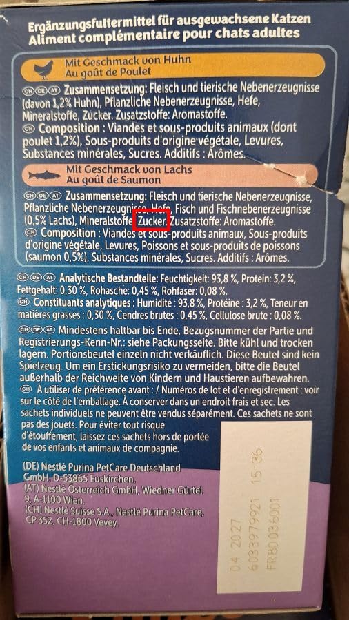Felix Sauce Time Huhn Lachs Katzensnack 24x40g cremig