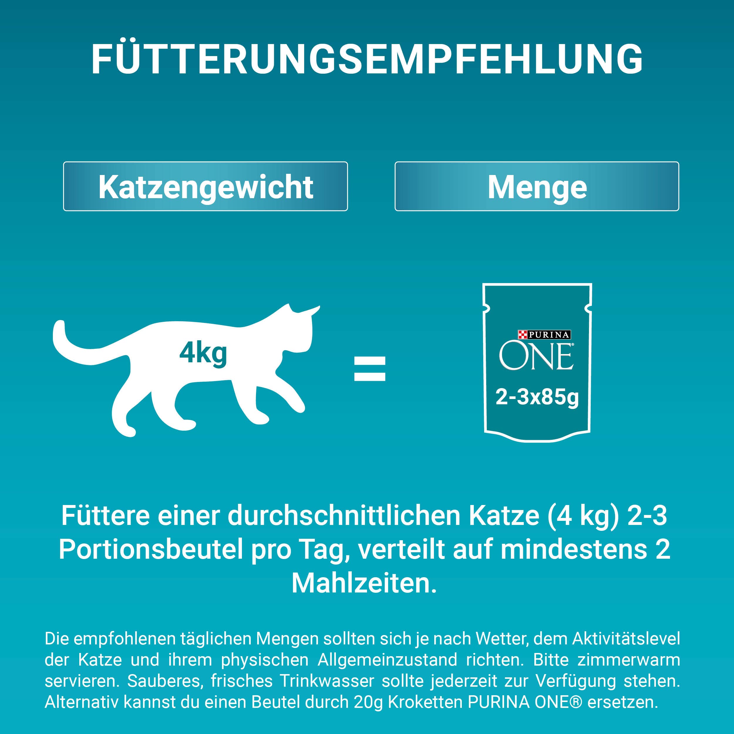 PURINA ONE Sterilcat Nassfutter Truthahn Bohnen 26x85g Harnwege