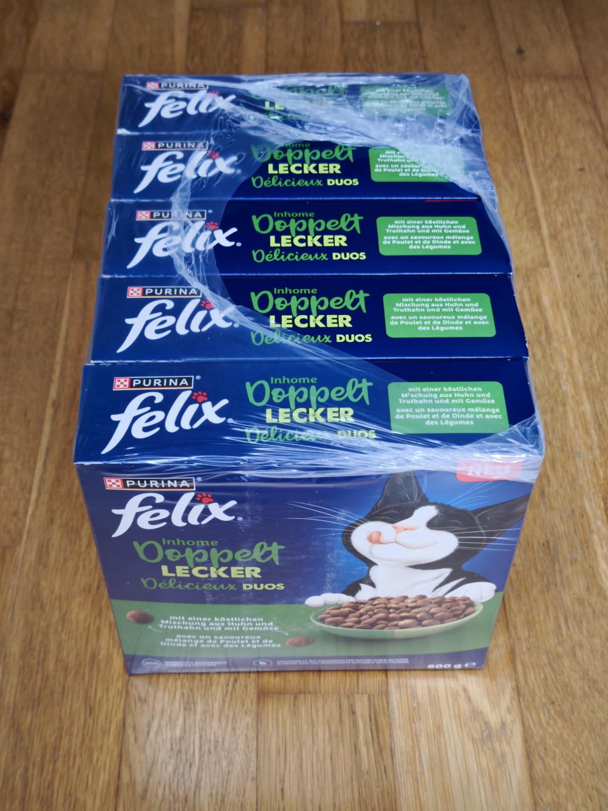 Felix Doppelt Lecker Inhome Huhn Trockenfutter 5x800 g