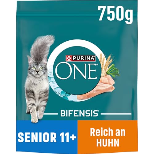 Purina One Bifensis Senior 11+ Trockenfutter Huhn 6x750g