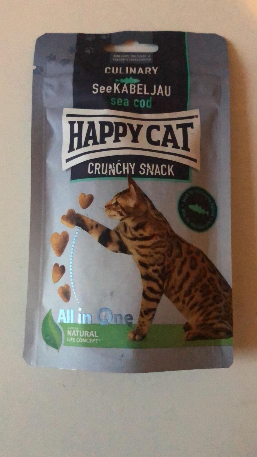Happy Cat Culinary Crunchy Snack See-Kabeljau Leckerli 70 g