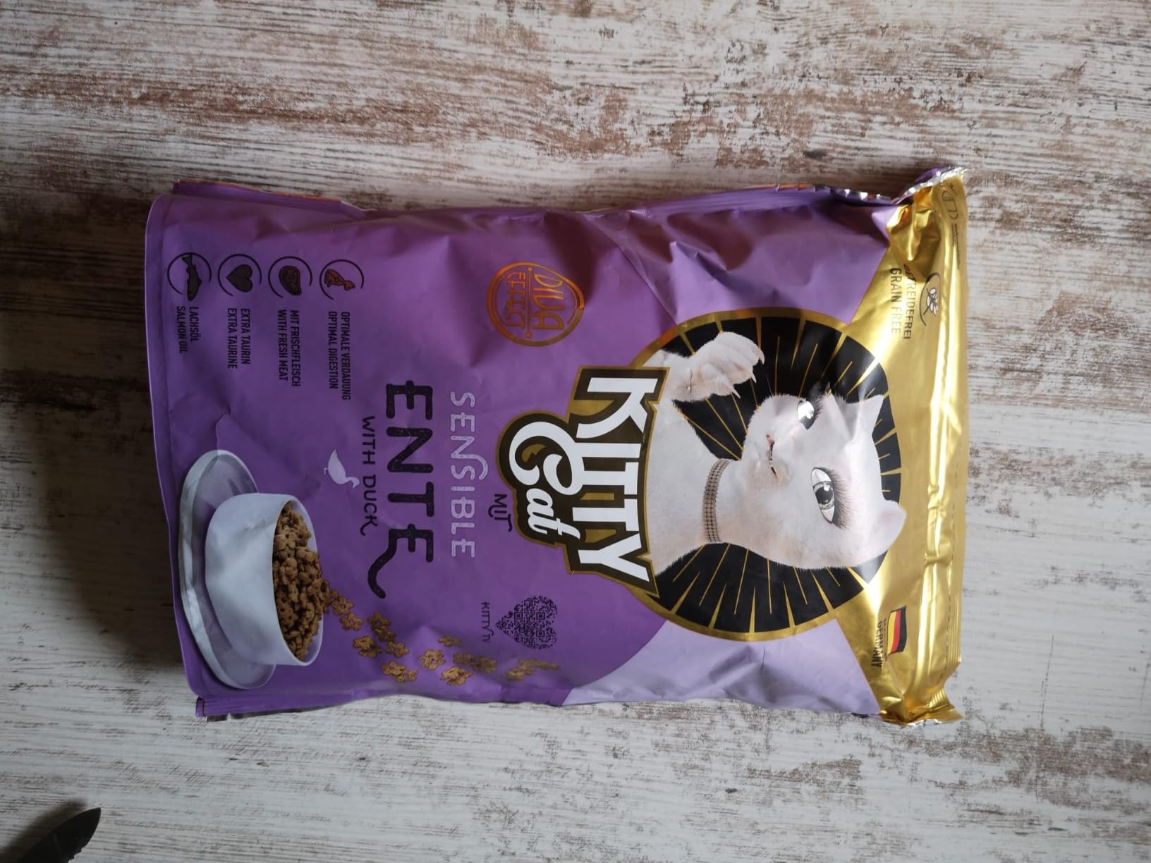 KITTY Cat Ente Sensible Trockenfutter 3kg getreidefrei