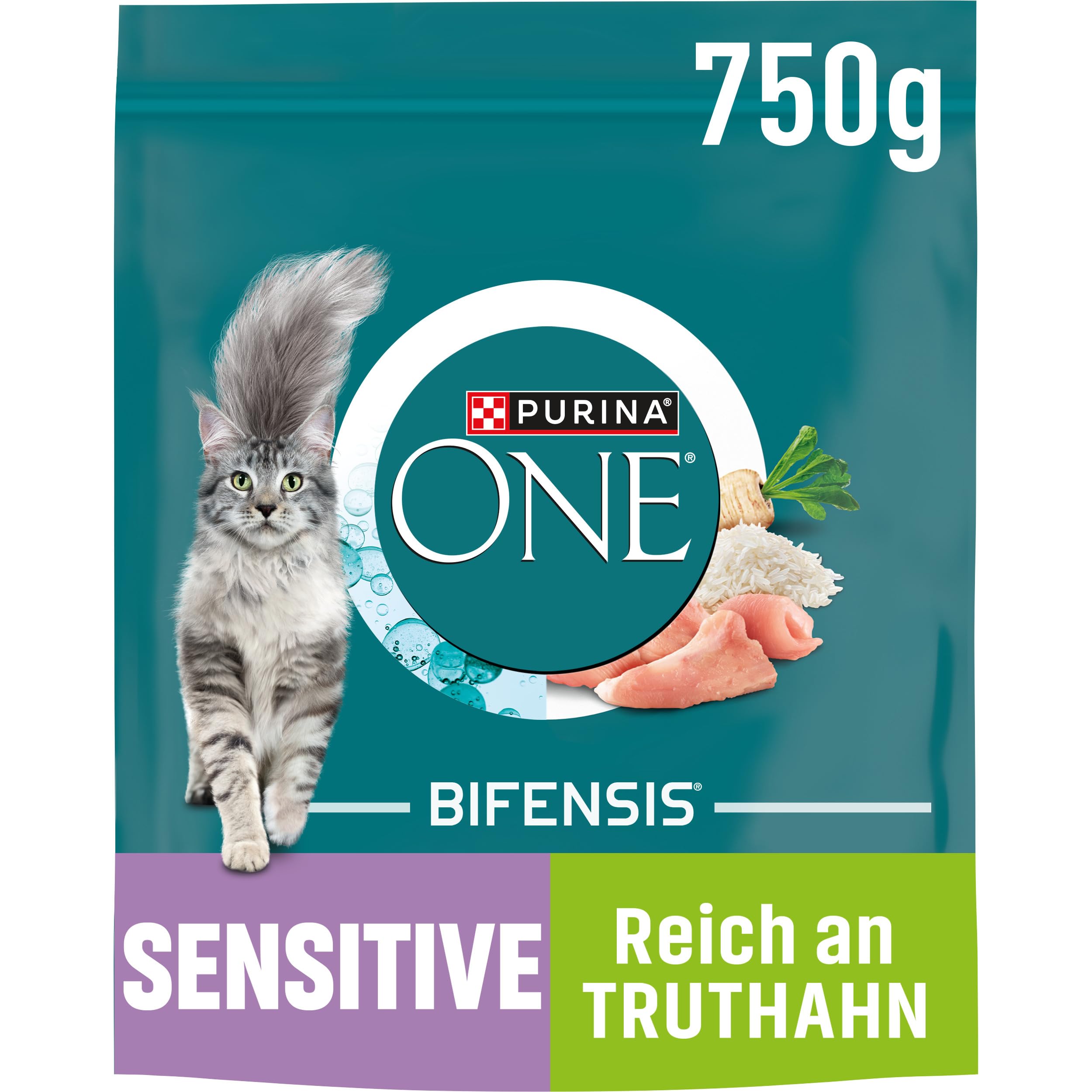 Purina One Bifensis Sensitive Trockenfutter Truthahn 6x750g