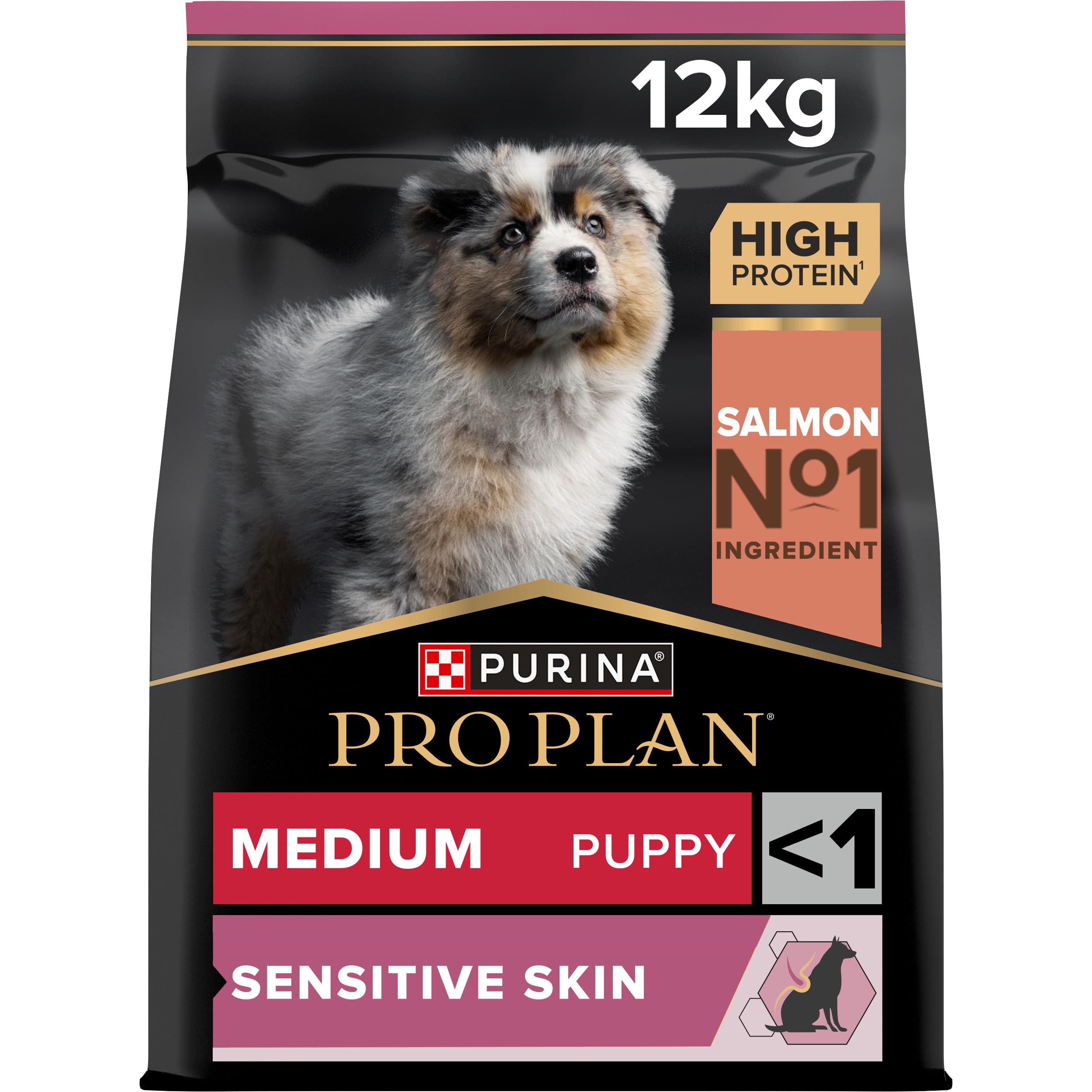 Pro Plan Medium Puppy Sensitive Skin Hundefutter 3kg Lachs