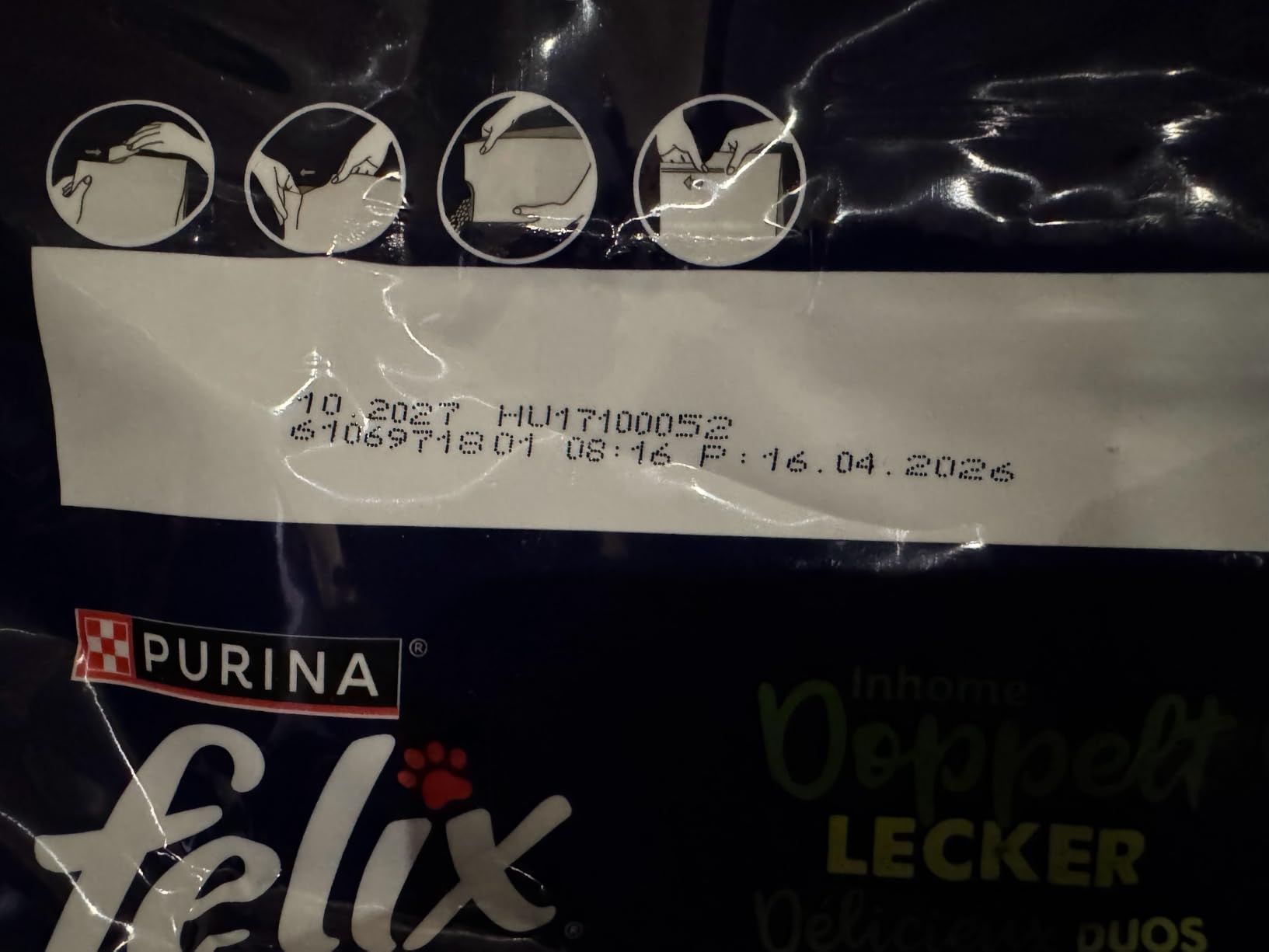 FELIX Doppelt Lecker Inhome Huhn Trockenfutter 12kg
