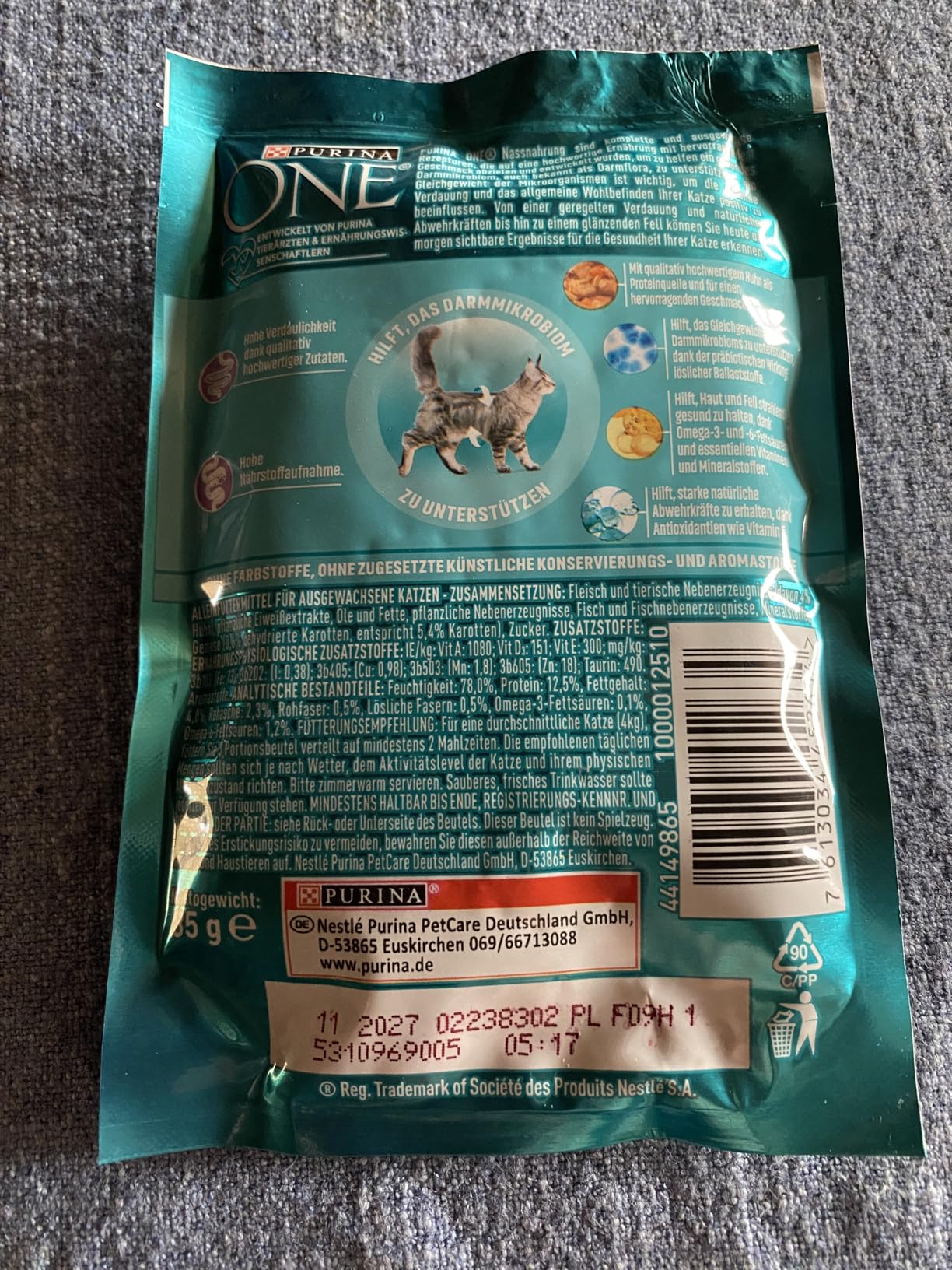 Purina One Bifensis Sensitive Nassfutter Huhn 26x85g