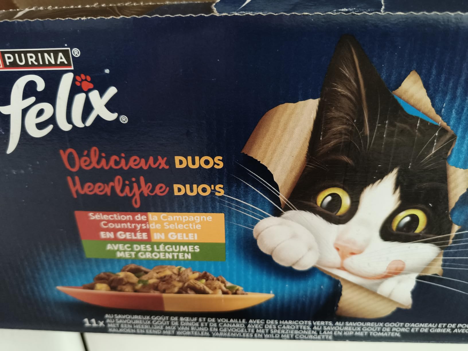 Felix Doppelt Lecker Nassfutter Gelee 44x85 g