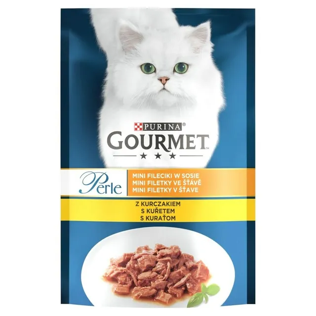 Gourmet Perle Genuss in Sauce Nassfutter Huhn 85 g