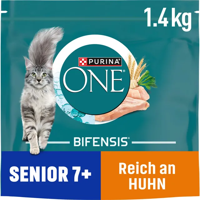 PURINA ONE BIFENSIS Trockenfutter Huhn Senior 7+ 8,4kg
