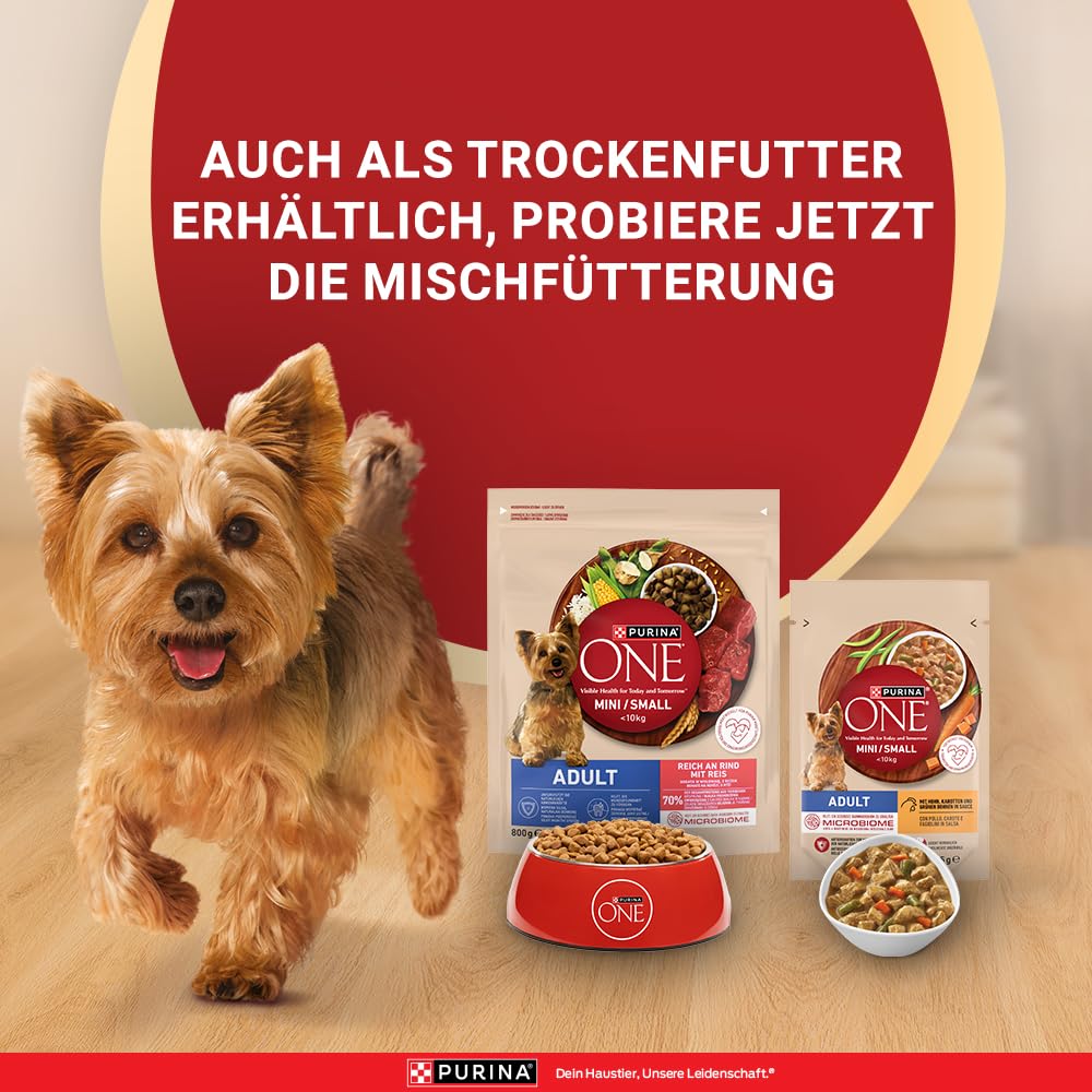 Purina One Mini Small Nassfutter Huhn 26x85g Hund