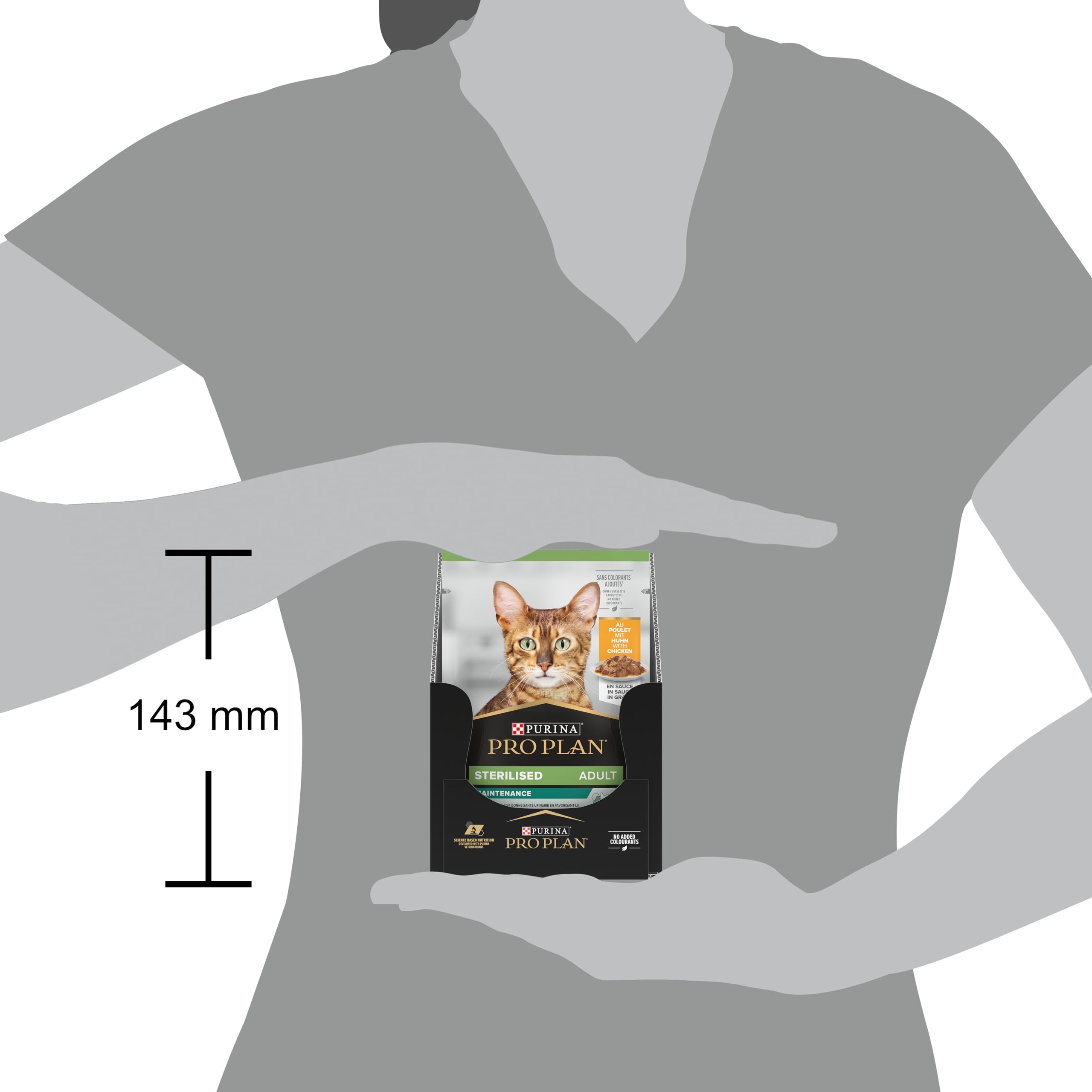 Purina Pro Plan Sterilised Nutrisavour Nassfutter Huhn 24x85g kastriert