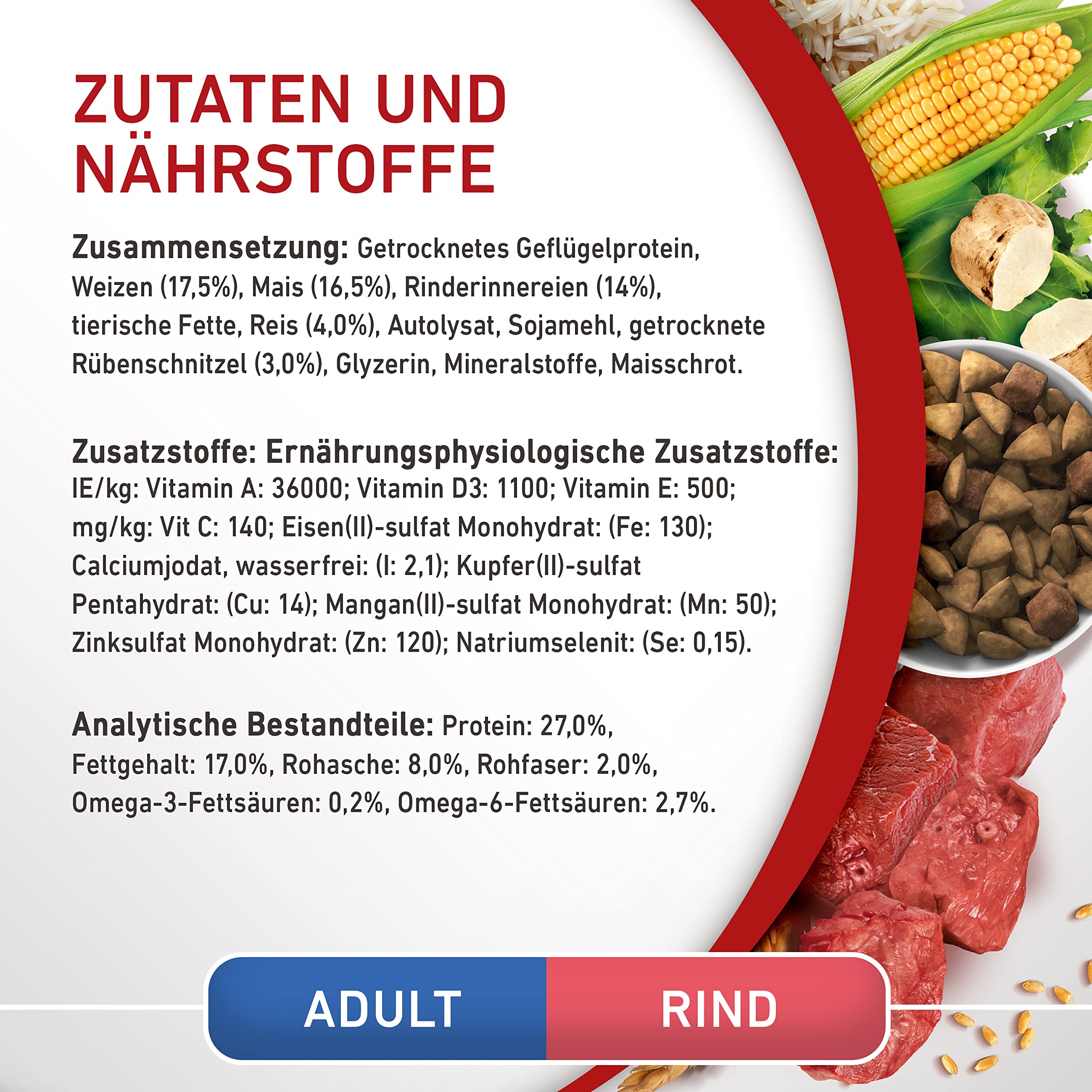 Purina One Mini Small Adult Trockenfutter Rind 8x800 g