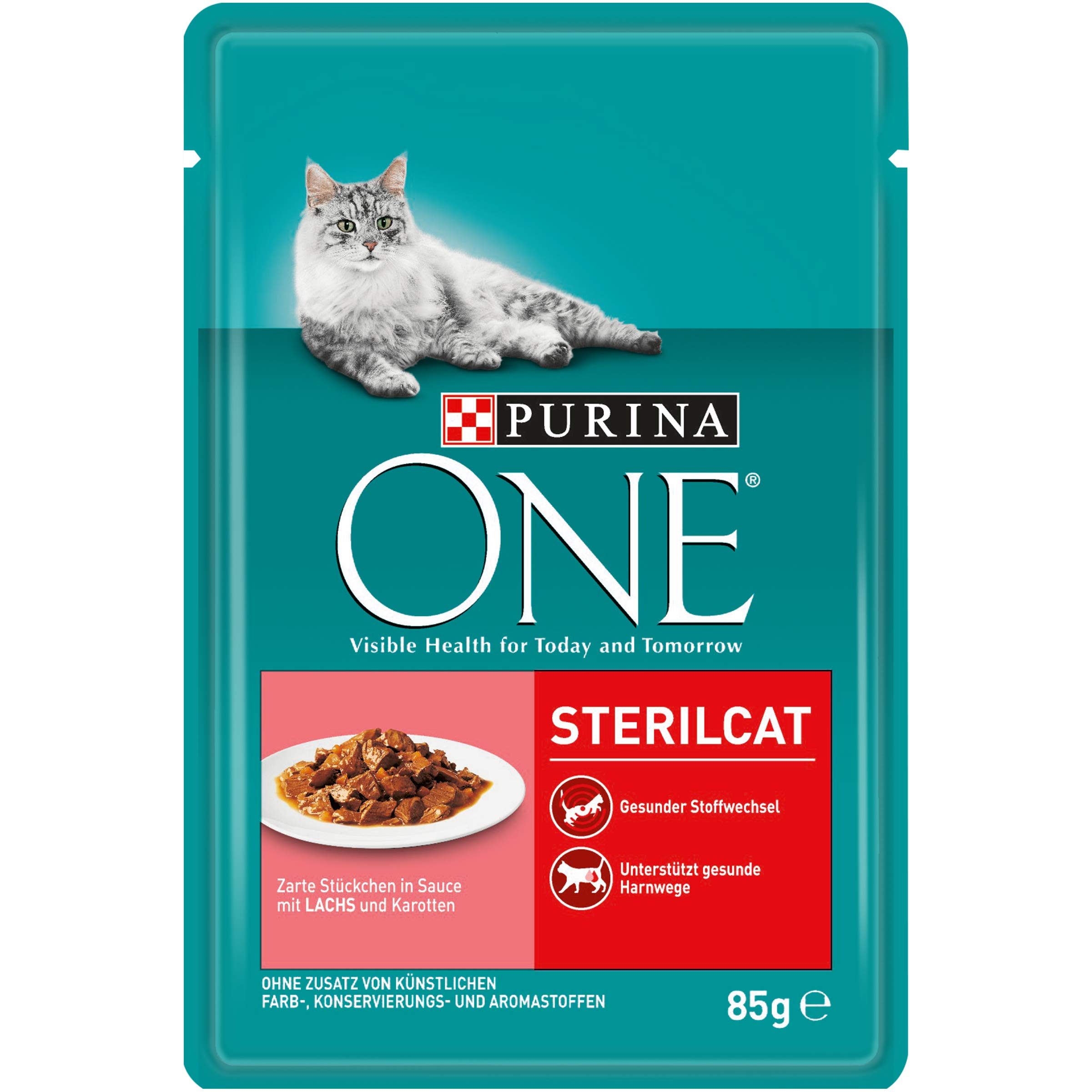 PURINA ONE Sterilcat Nassfutter Truthahn Bohnen 26x85g Harnwege