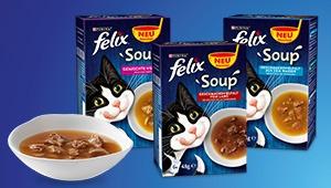 FELIX Soup Time Katzensuppe vom Land Rind 6er