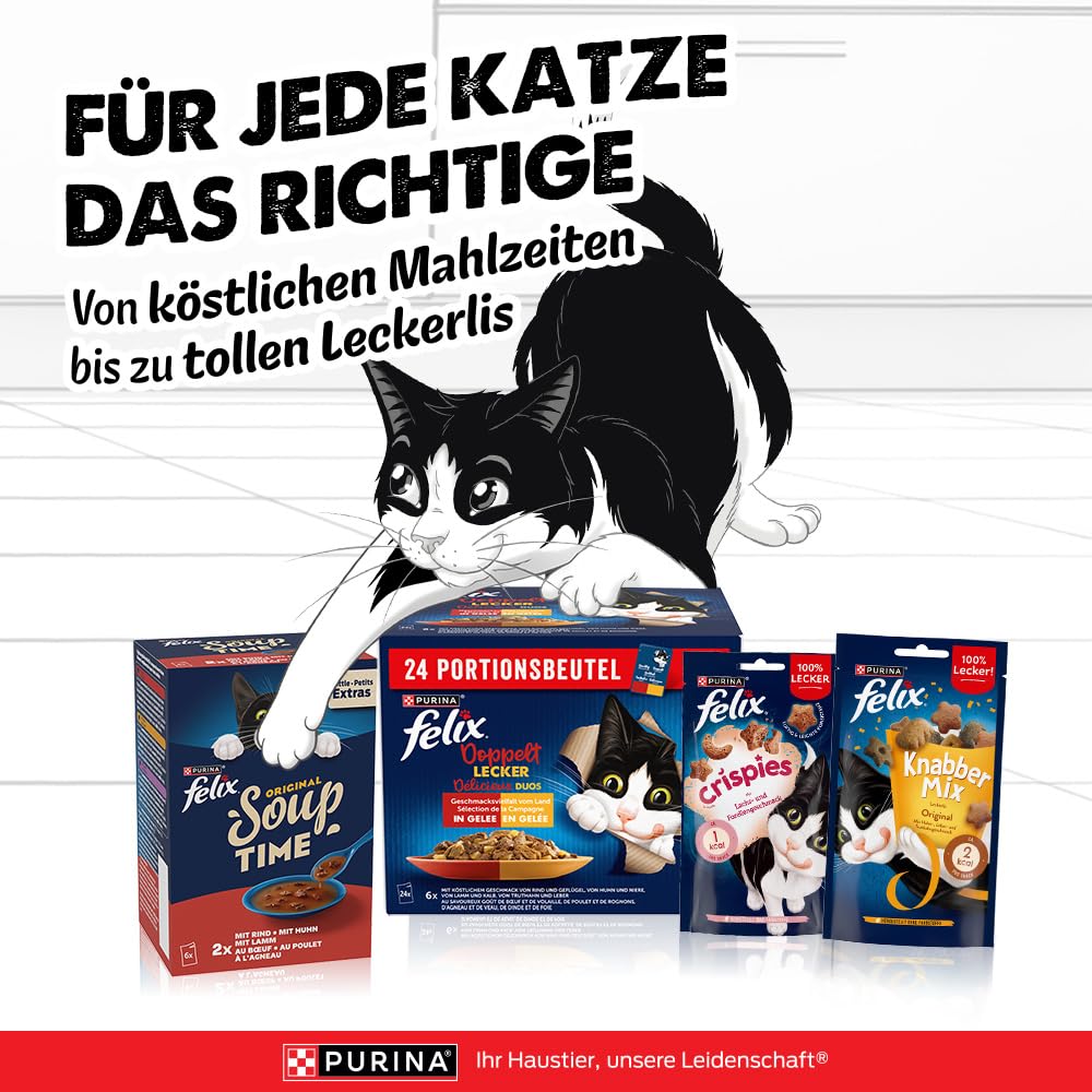 Felix Doppelt Lecker Nassfutter Fisch Aus dem Wasser 24x85g