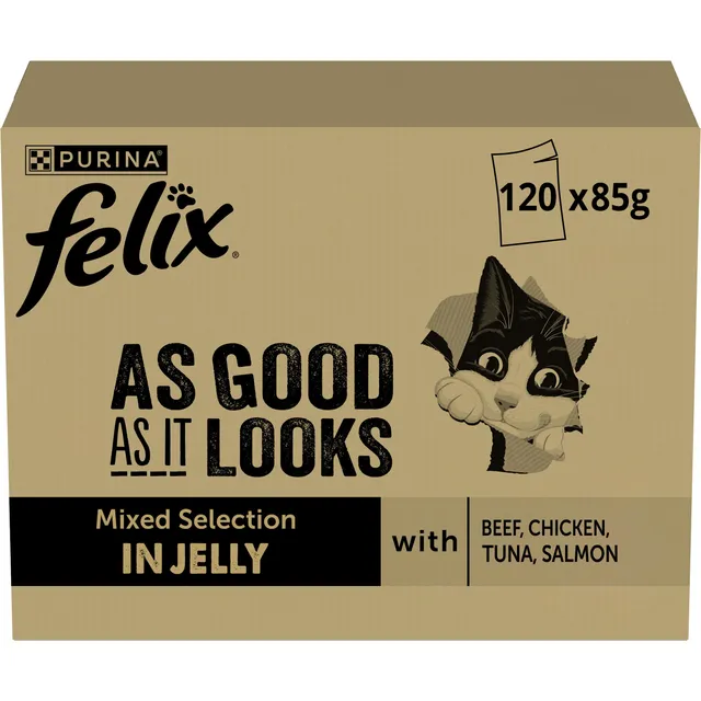 FELIX So gut wie es aussieht Nassfutter Gelee 120er