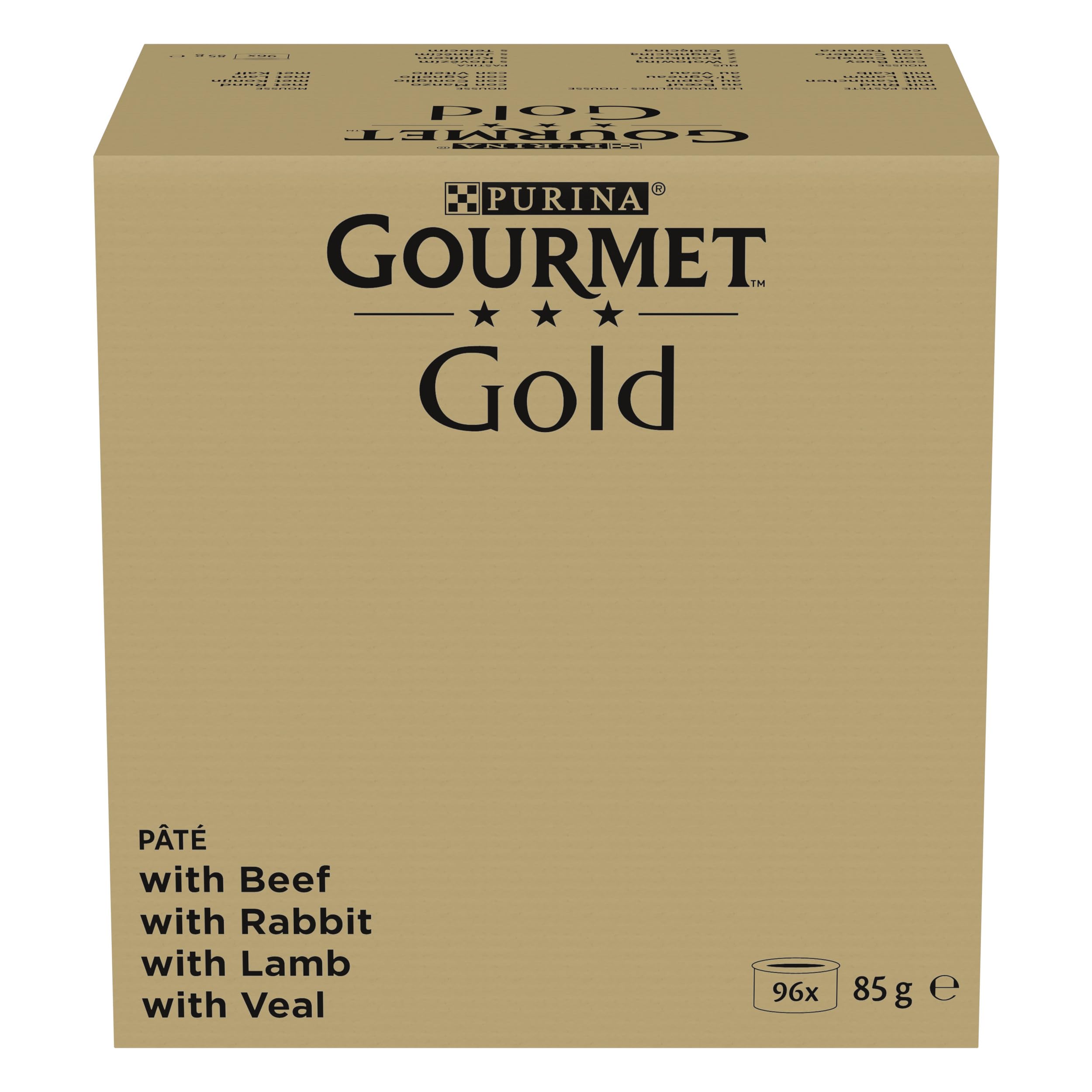 Gourmet Raffiniertes Ragout Nassfutter Mix 96x85 g