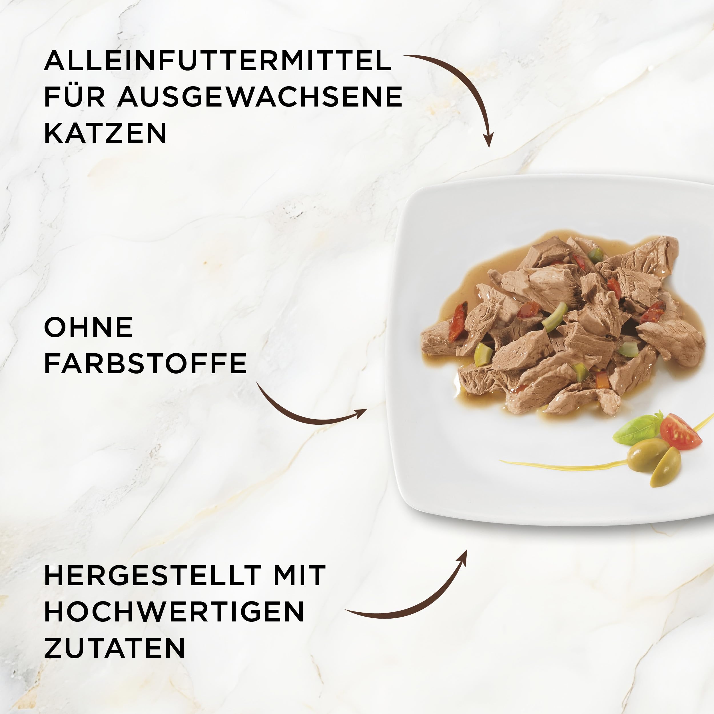 GOURMET Perle Duetto Nassfutter Mix Forelle 48x85g Sauce
