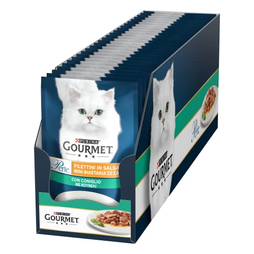 Gourmet Perle Genuss in Sauce Nassfutter Kaninchen 26x85g