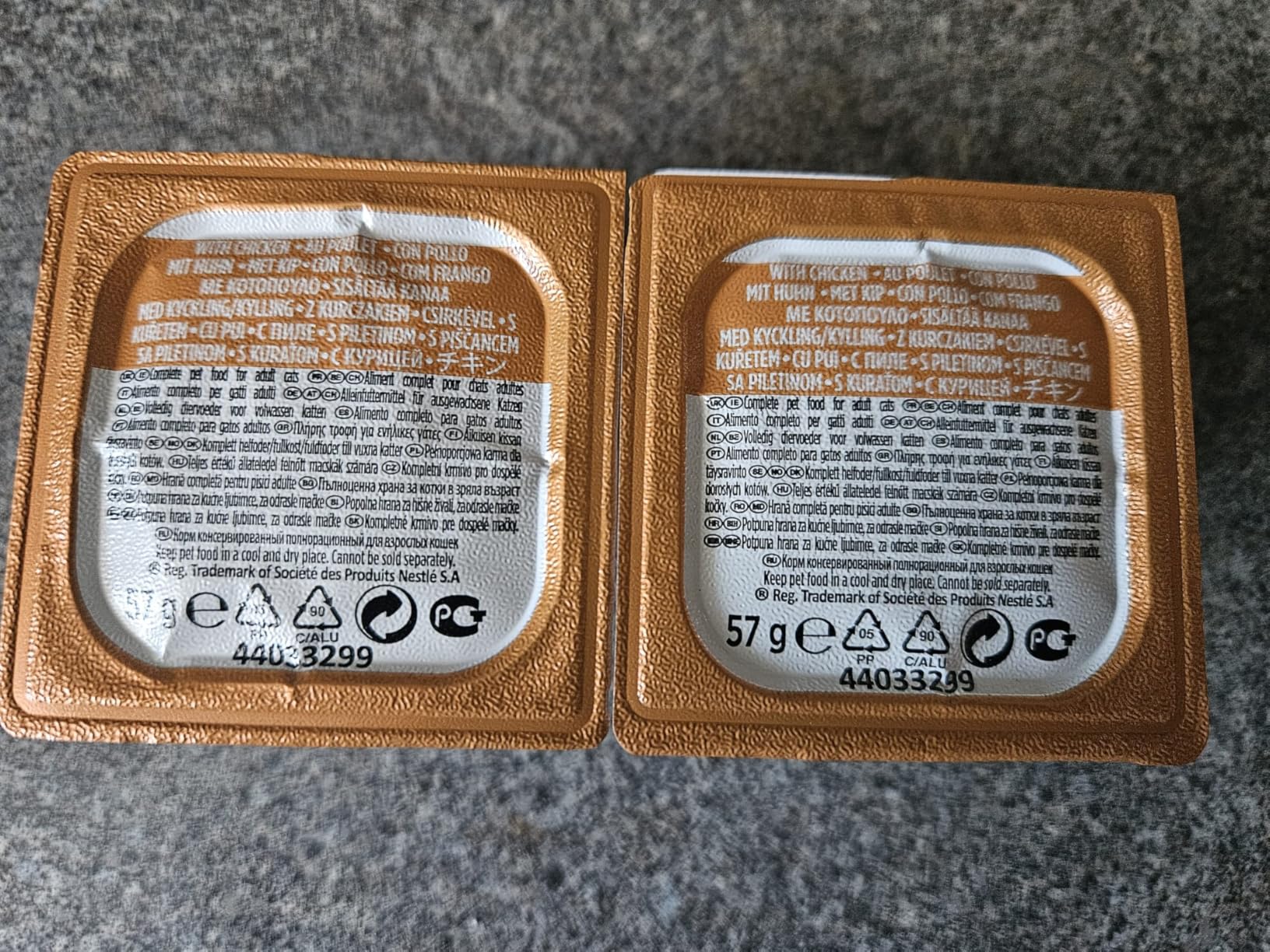 Gourmet Perle Genuss in Gelée Nassfutter Huhn 6x57g