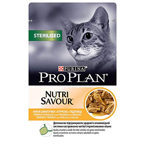 PRO PLAN Sterilised Nassfutter Huhn 26x85g Verdauung Fell