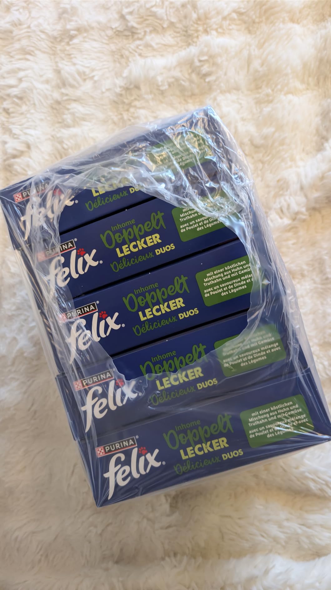 Felix Doppelt Lecker Inhome Huhn Trockenfutter 5x800 g