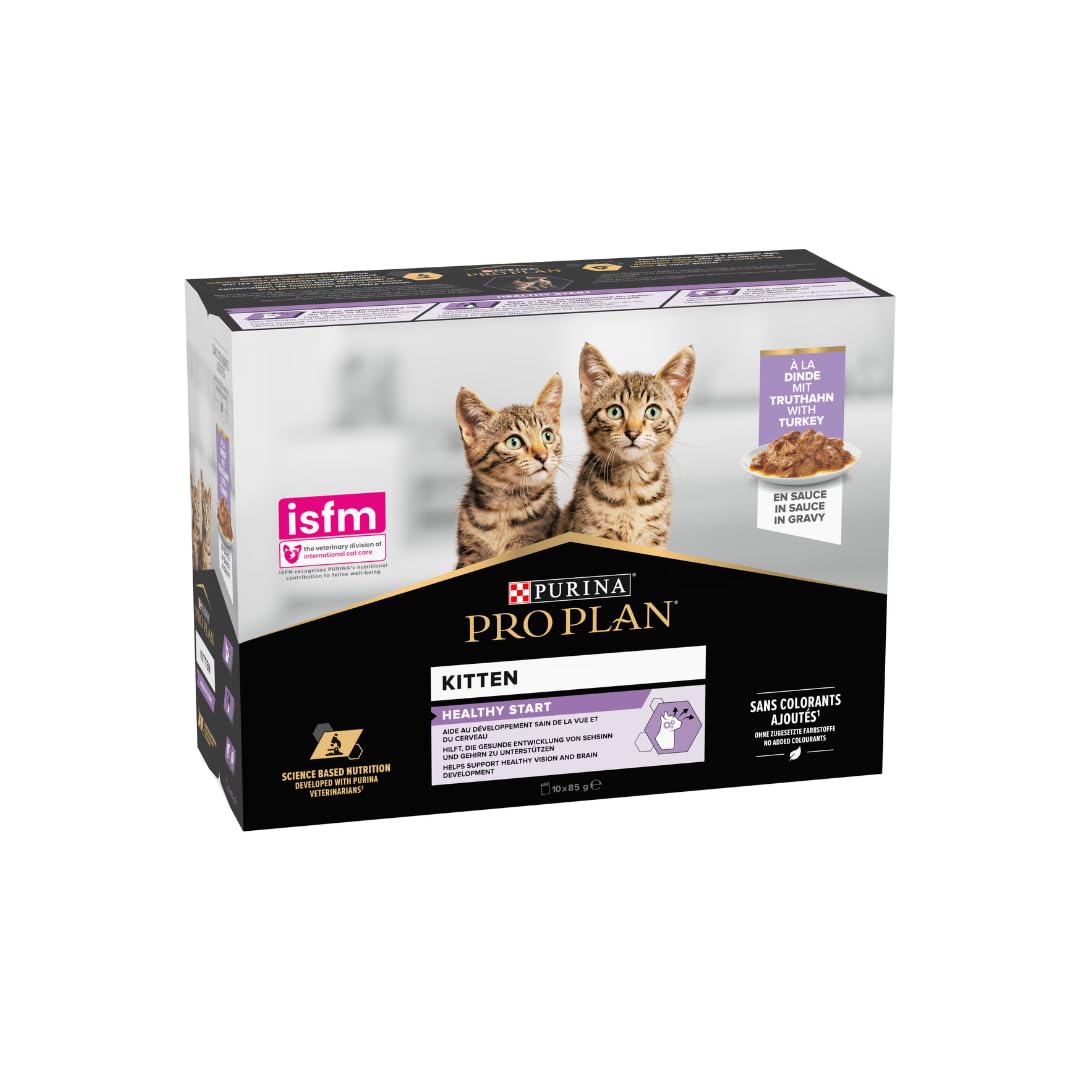 Purina Pro Plan Kitten Healthy Start Nassfutter Truthahn 10x85g