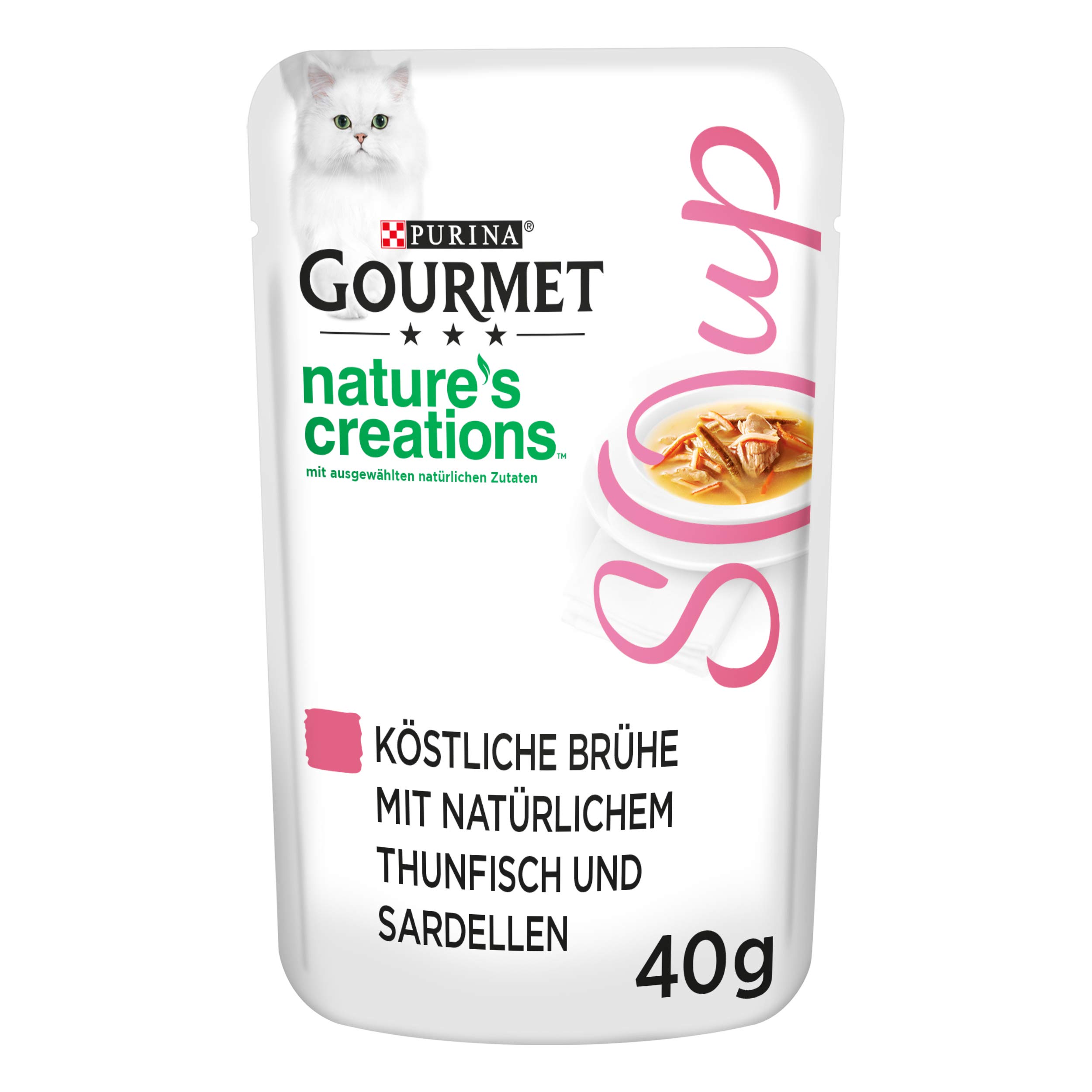 Gourmet Crystal Soup Huhn Katzensuppe 32x40g natürlich
