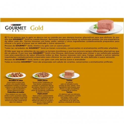 Gourmet Perle Genuss in Sauce Nassfutter Kalb 24x85g Mousse