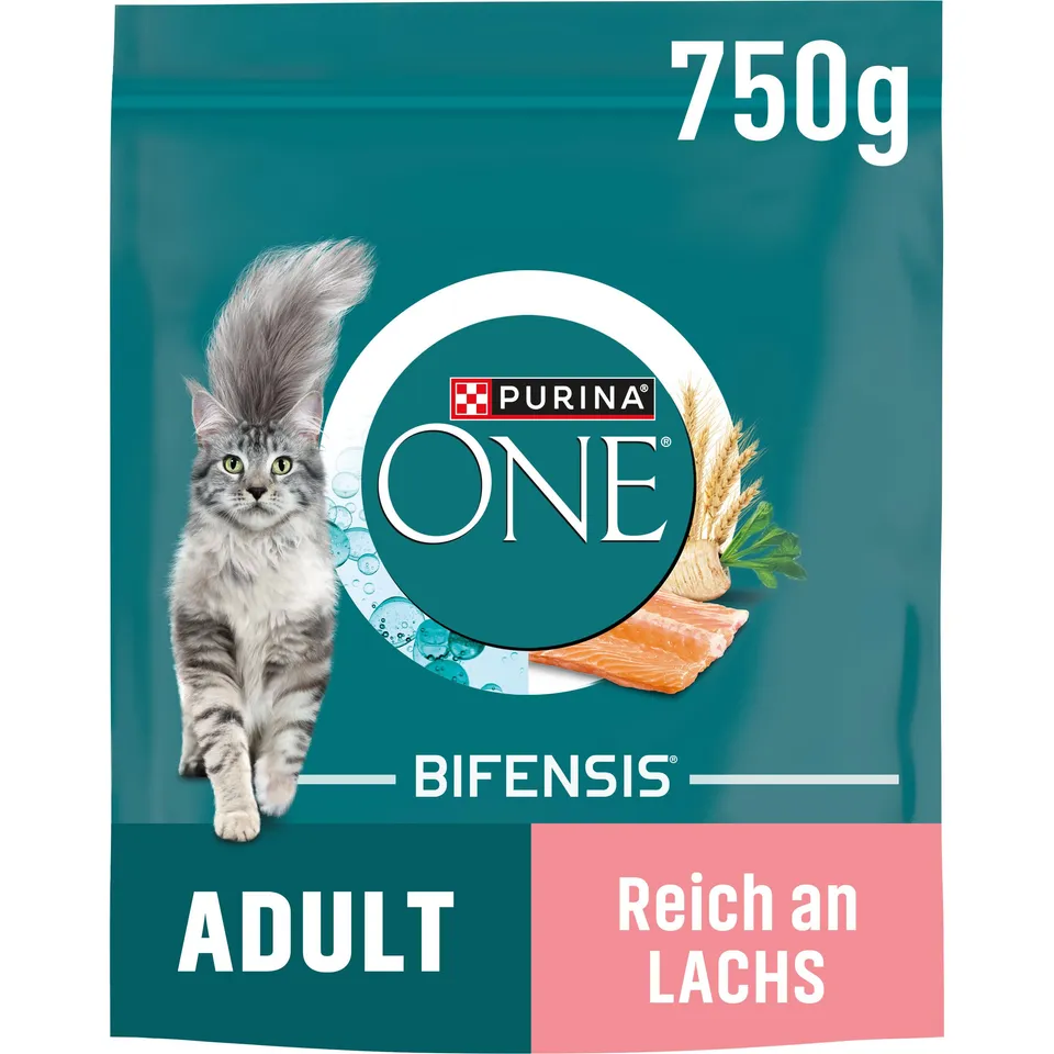 PURINA ONE BIFENSIS Adult Trockenfutter Lachs 6x750g
