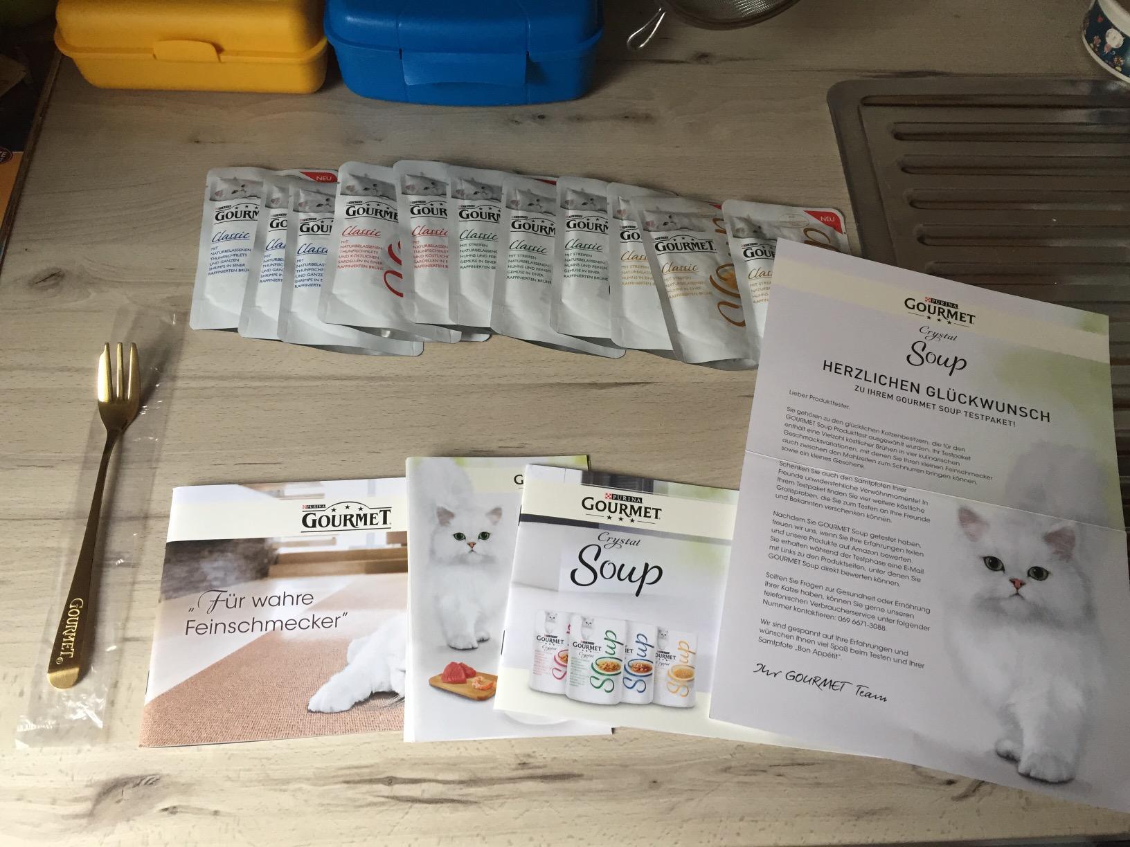 Gourmet Crystal Soup Huhn Katzensuppe 32x40g natürlich