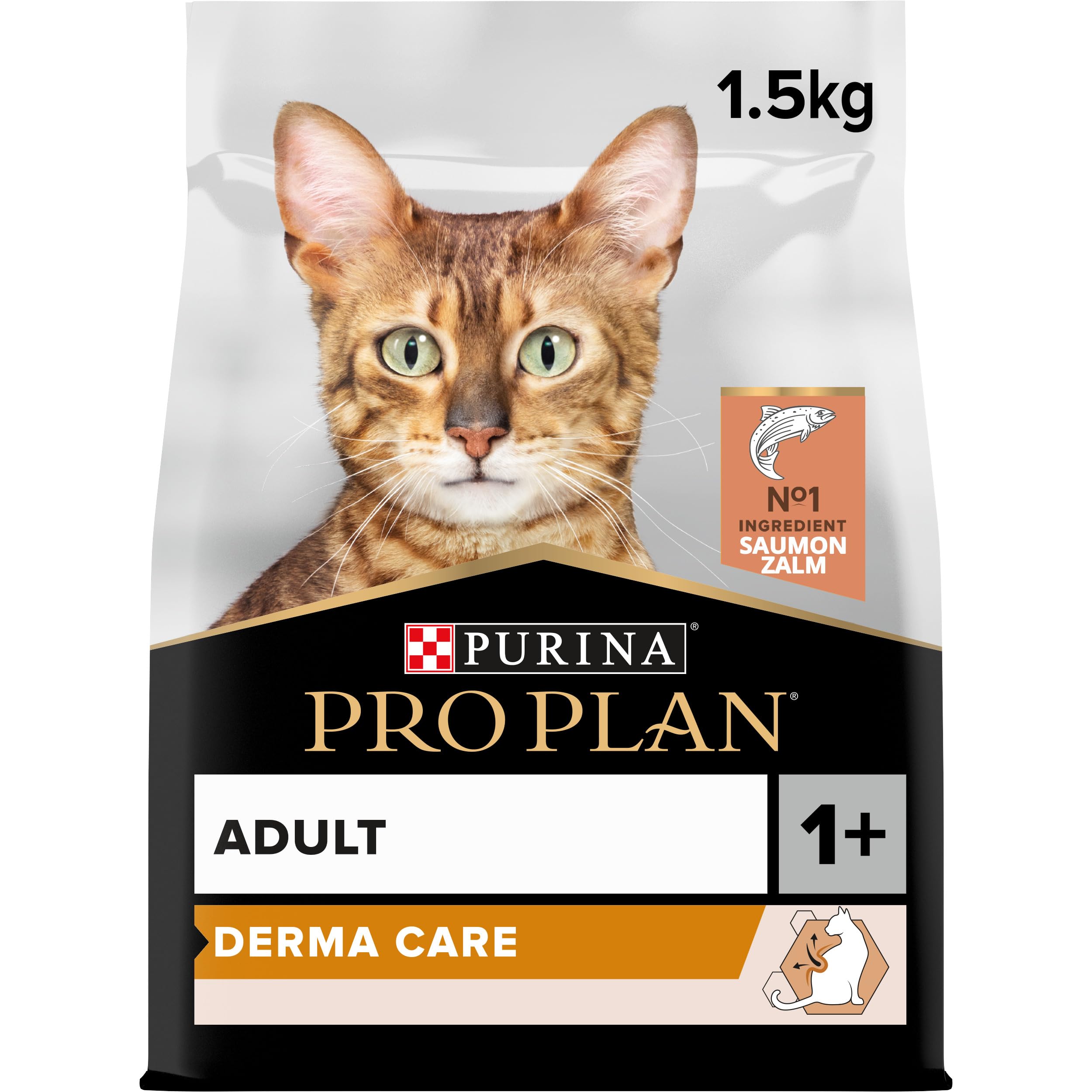 PURINA PRO PLAN Adult Derma Care Trockenfutter Lachs 1,5kg