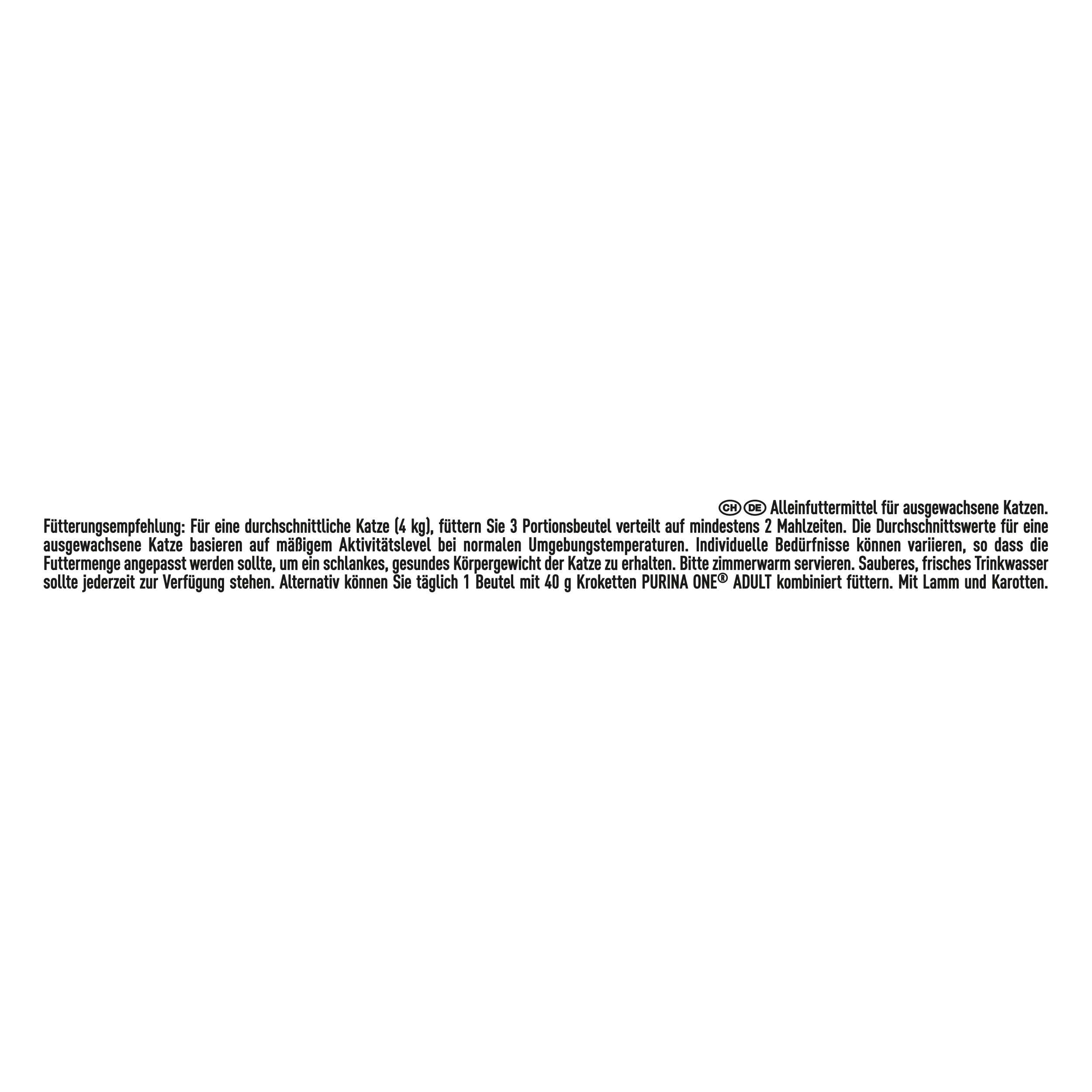 PURINA ONE BIFENSIS Mix Nassfutter Sauce 60x85g