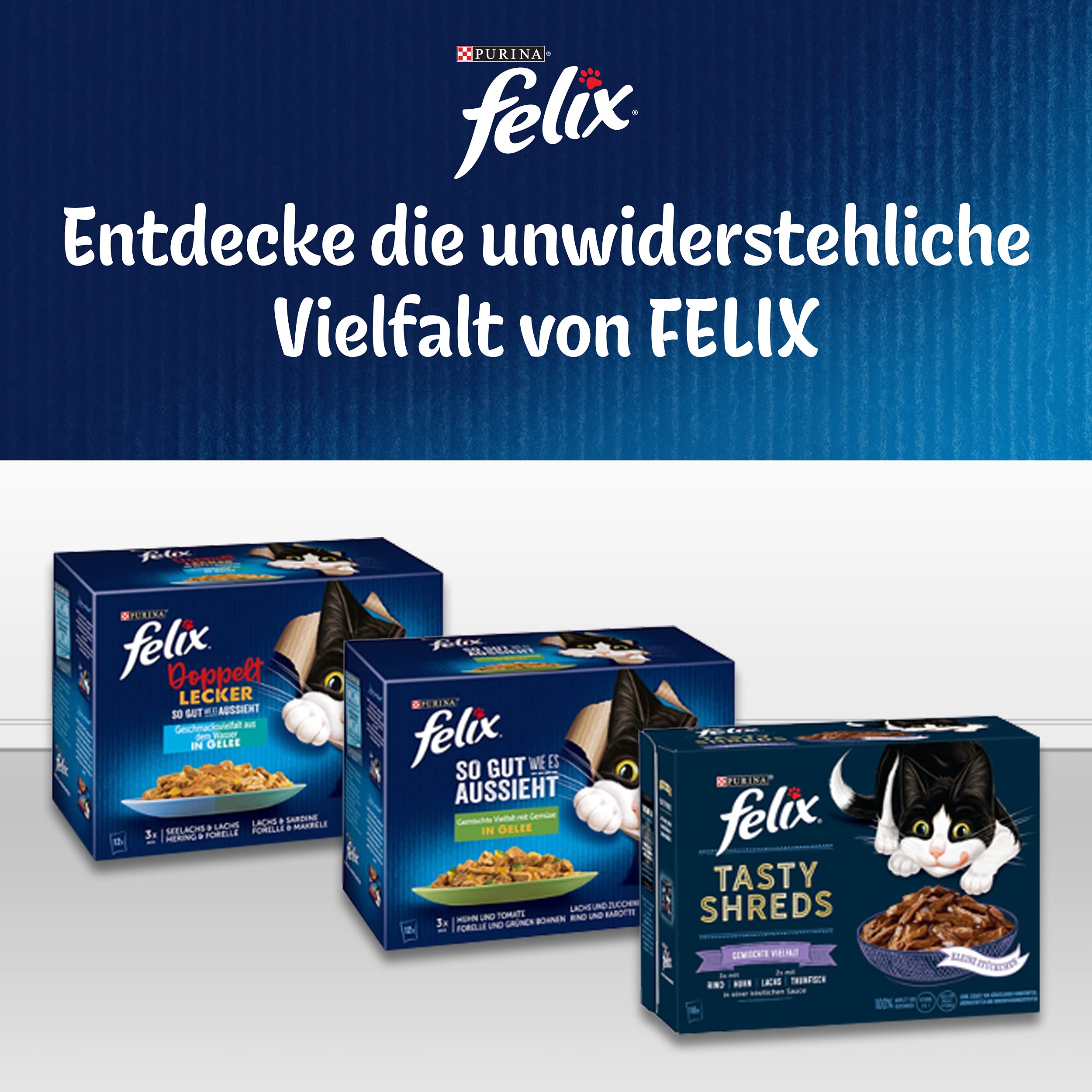Felix So gut wie es aussieht Nassfutter Fleisch 120x85g Gelee