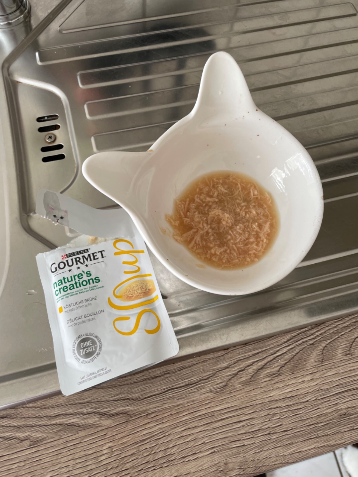 Gourmet Crystal Soup Huhn Katzensuppe 32x40g natürlich