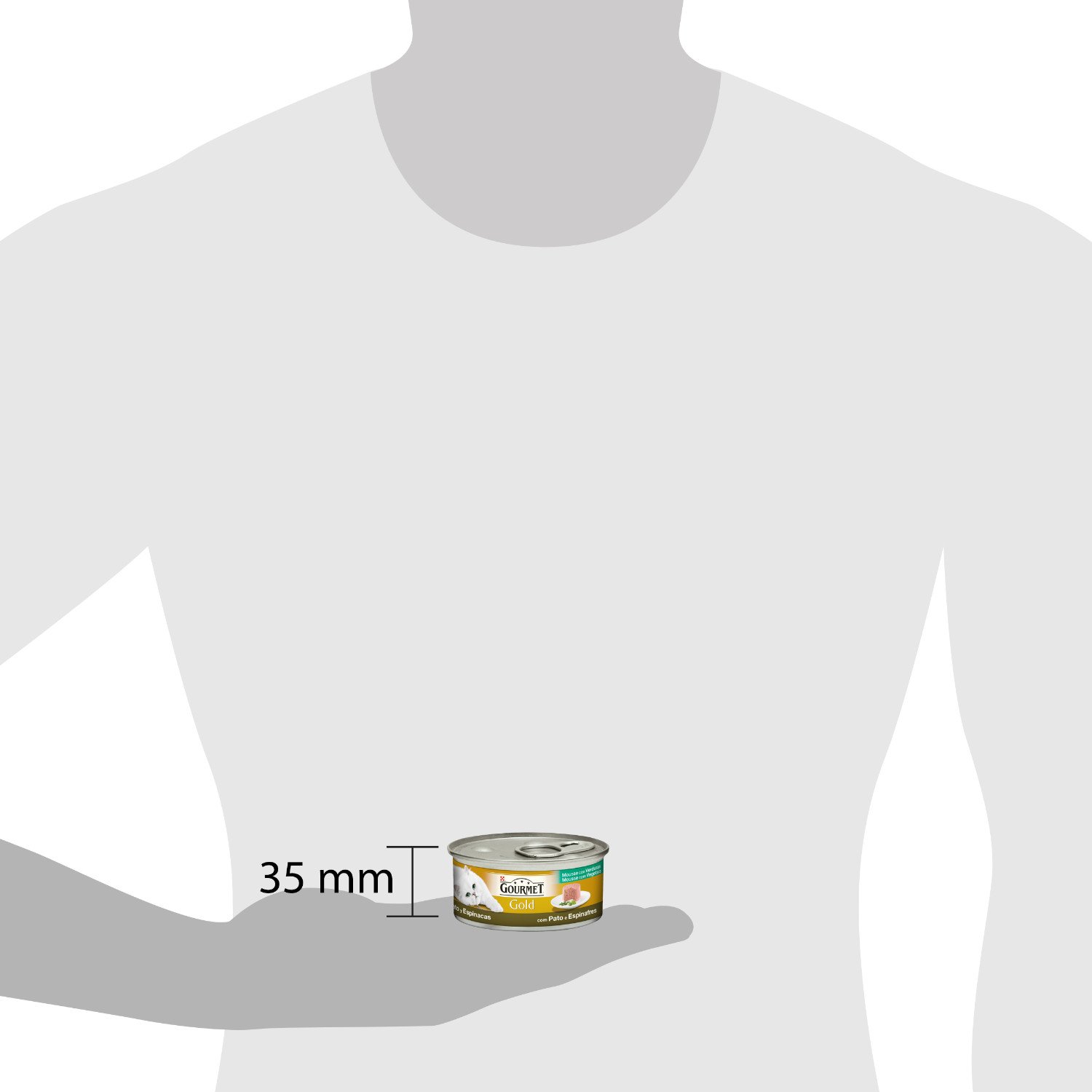 Gourmet Perle Genuss Sauce Nassfutter Ente Spinat Mousse 85g