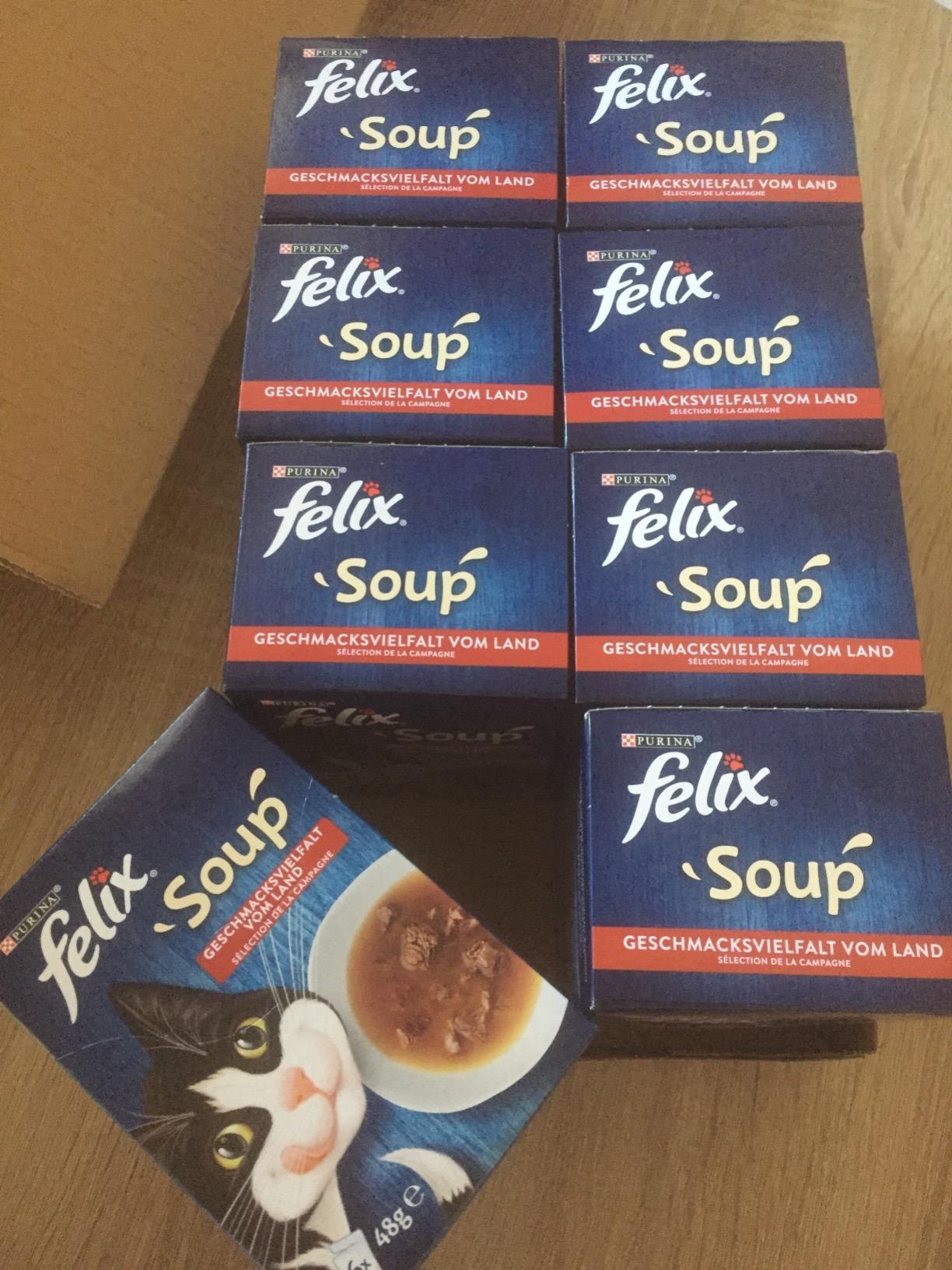 FELIX Soup Time Katzensuppe vom Land Rind 6er