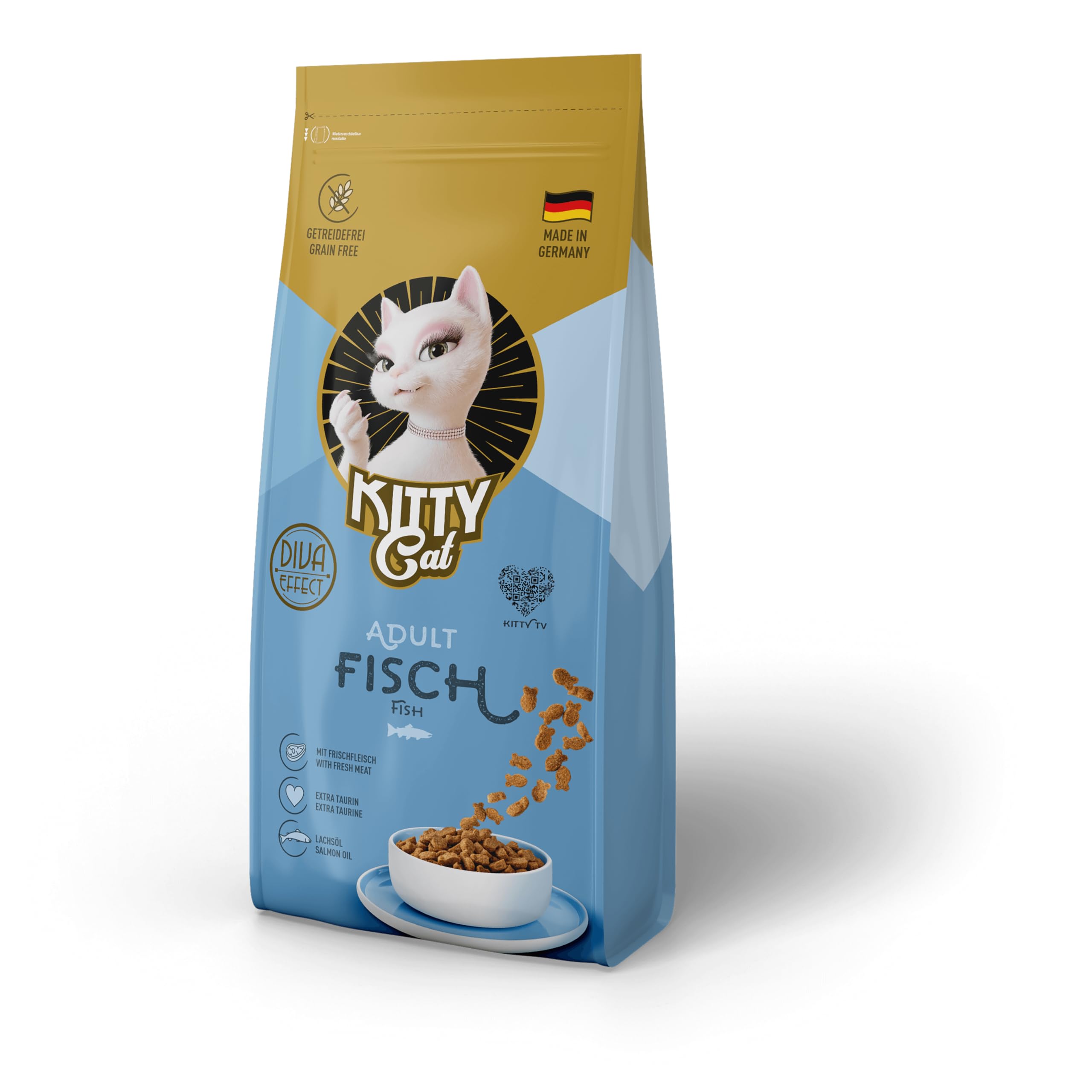 KITTY Cat Trockenfutter Fisch Adult 3x3kg getreidefrei