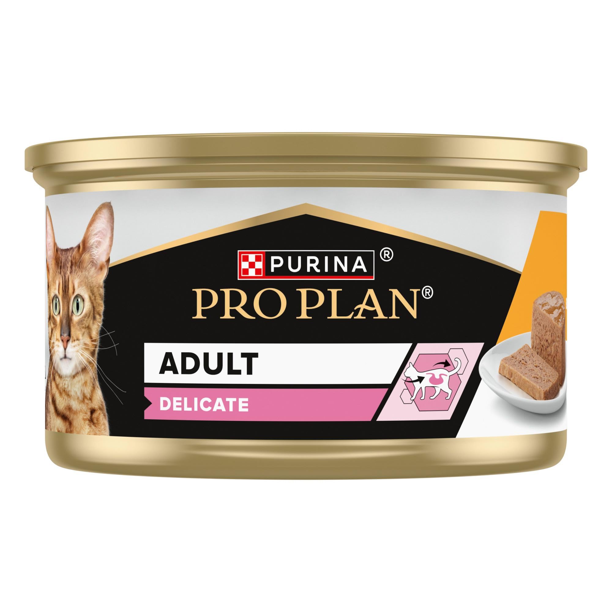 Purina Pro Plan Delicate Nassfutter Mousse Huhn 24x85 g